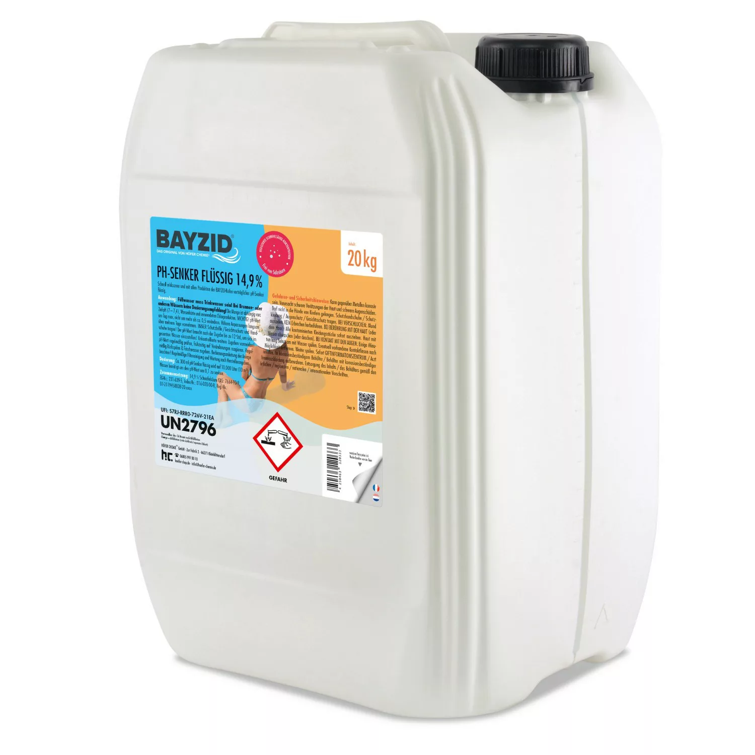 Bayzid pH Minus Flüssig 14,9% 20kg günstig online kaufen