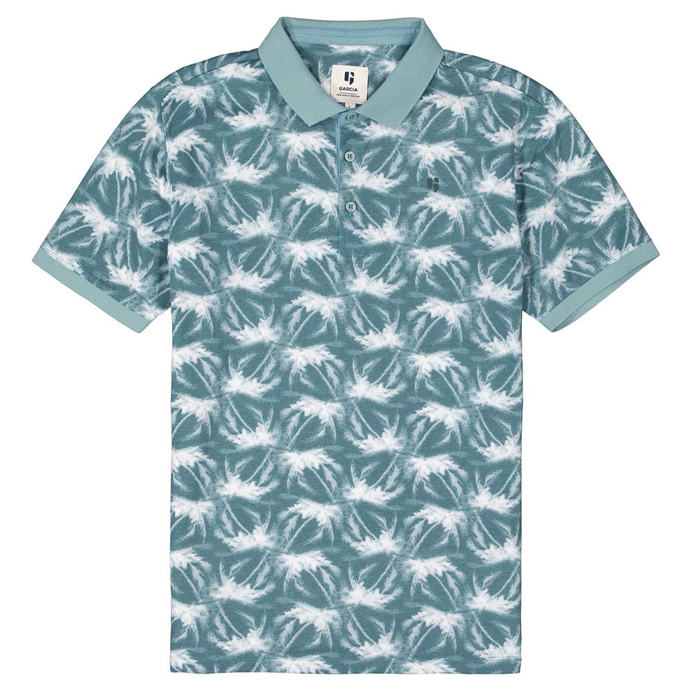 Garcia Kurzarm Polo Shirt S Ocean Green günstig online kaufen