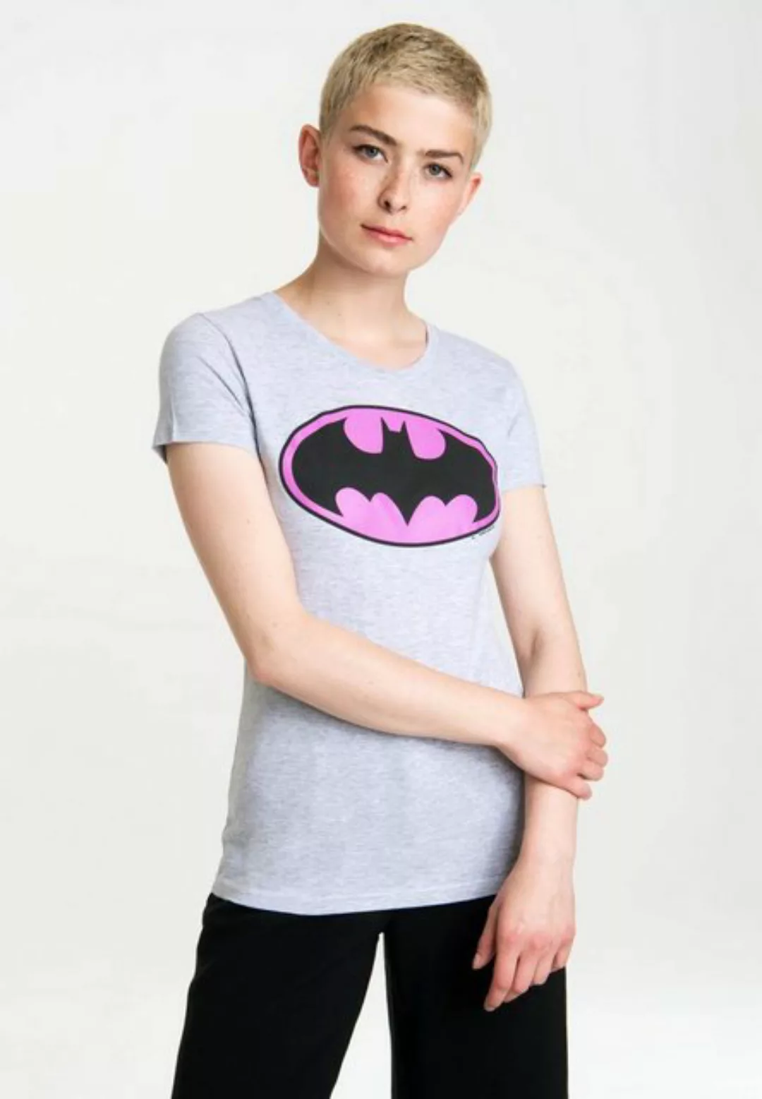 LOGOSHIRT T-Shirt "Batman", mit coolem Superhelden-Logo günstig online kaufen