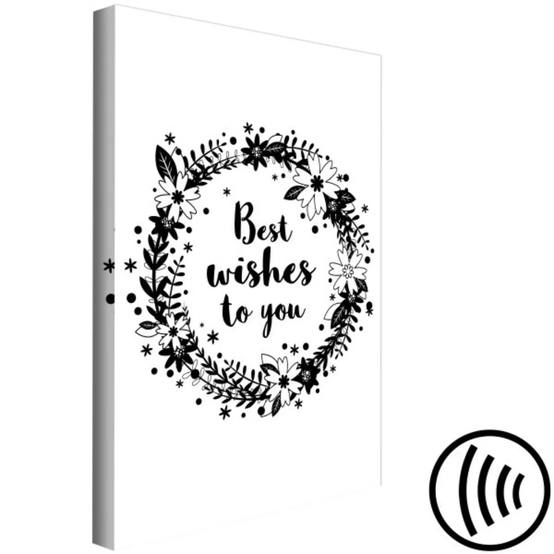 Wandbild Best Wishes To You (1 Part) Vertical XXL günstig online kaufen