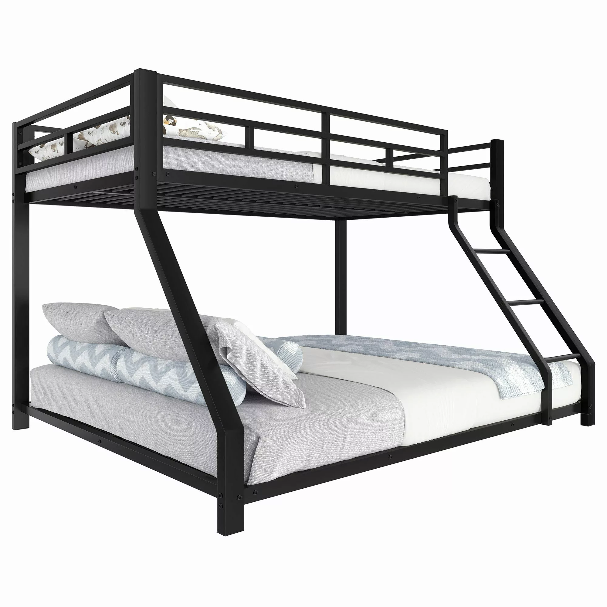 Odikalo Etagenbett Doppelbett Metallbett Kinderbett Geländer günstig online kaufen