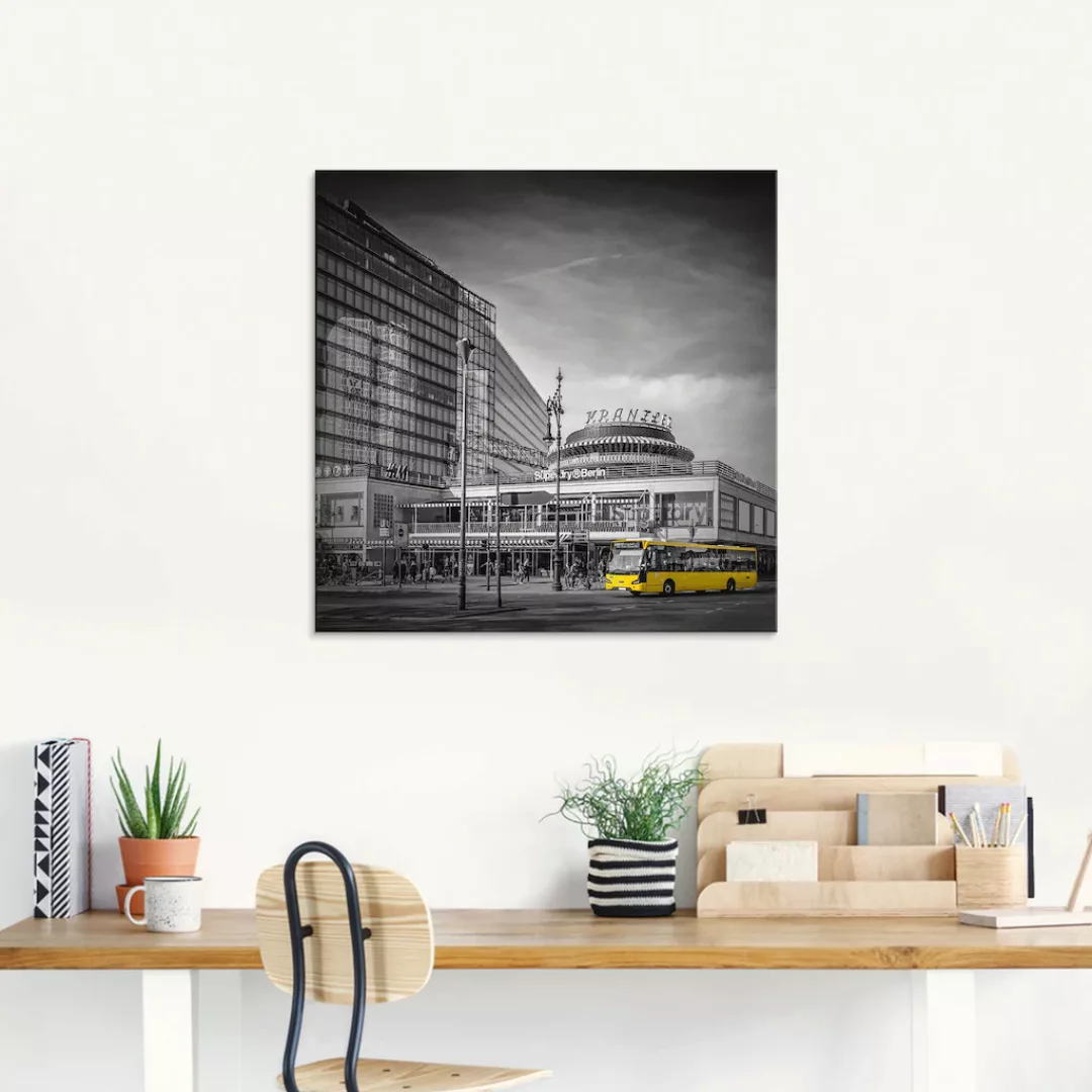 Artland Glasbild "Berlin City-West", Deutschland, (1 St.), in verschiedenen günstig online kaufen