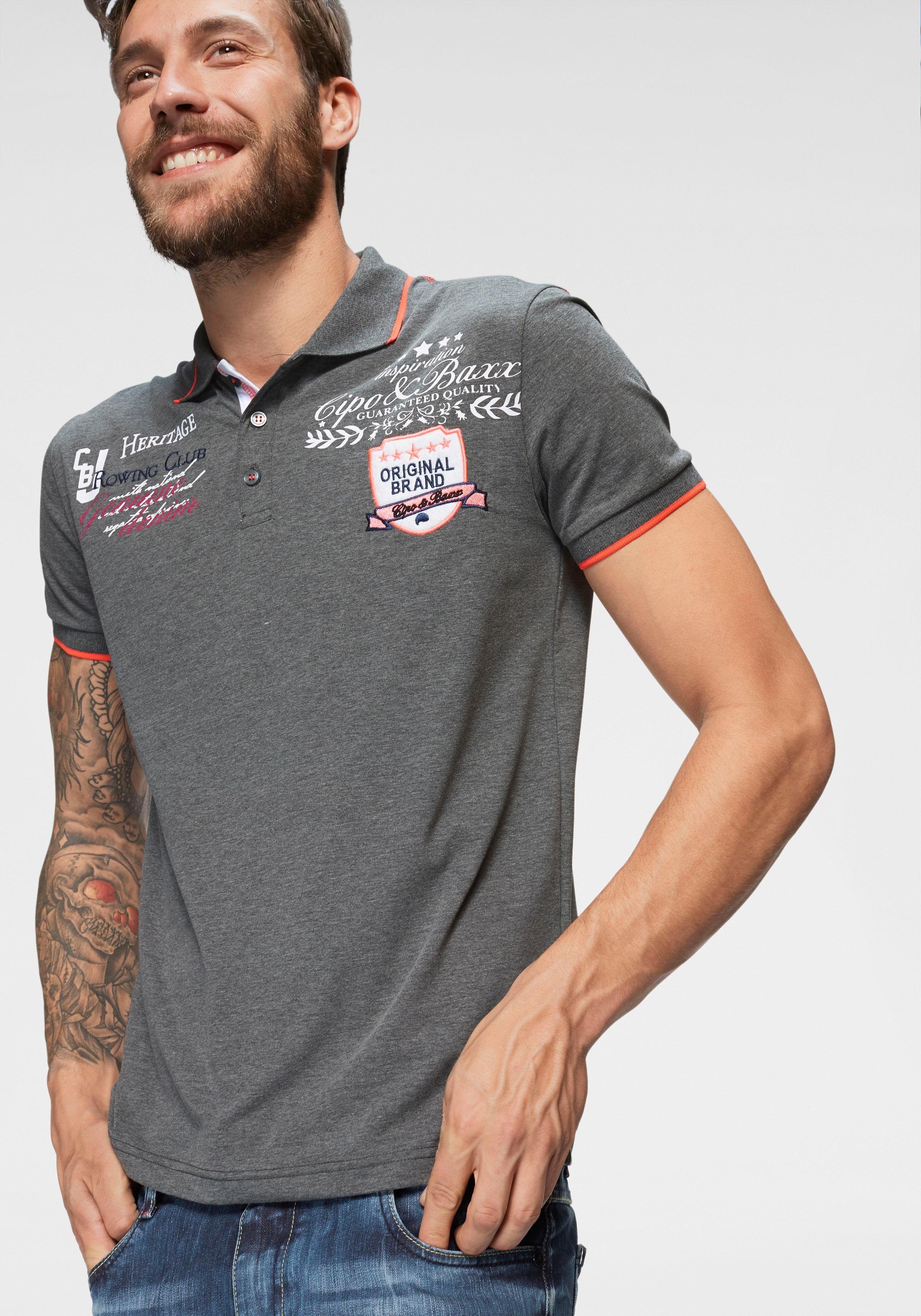 Cipo & Baxx Poloshirt Rowing Club günstig online kaufen
