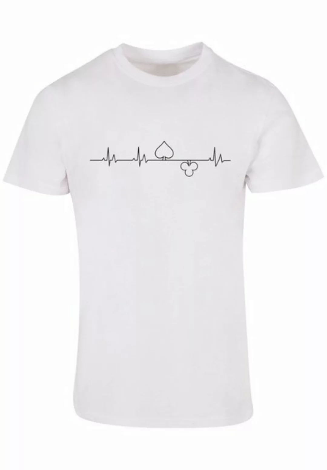 F4NT4STIC T-Shirt Heartbeat Herz Poker Print günstig online kaufen