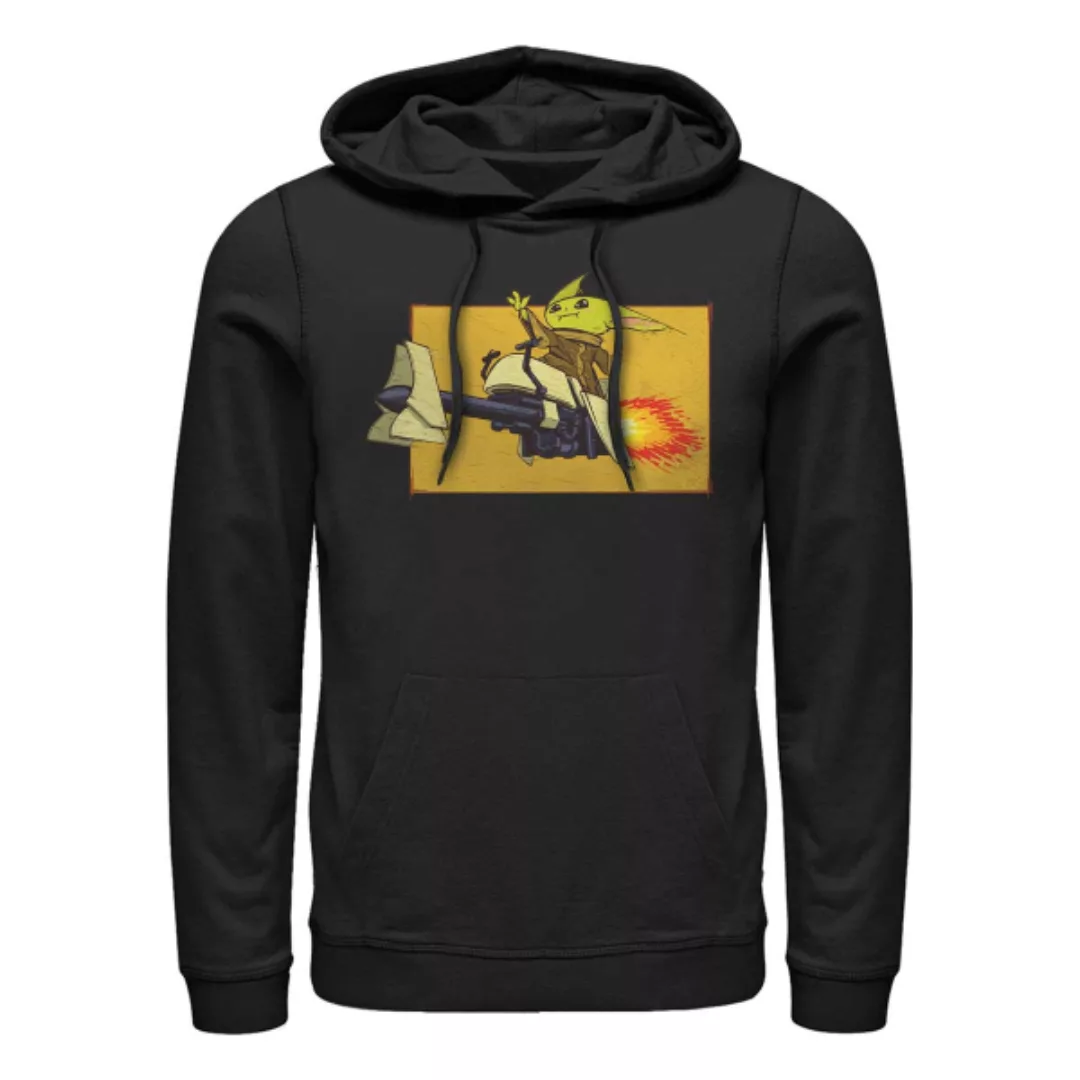 Star Wars - The Mandalorian - Grogu Speeder Bike Force - Unisex Hoodie günstig online kaufen