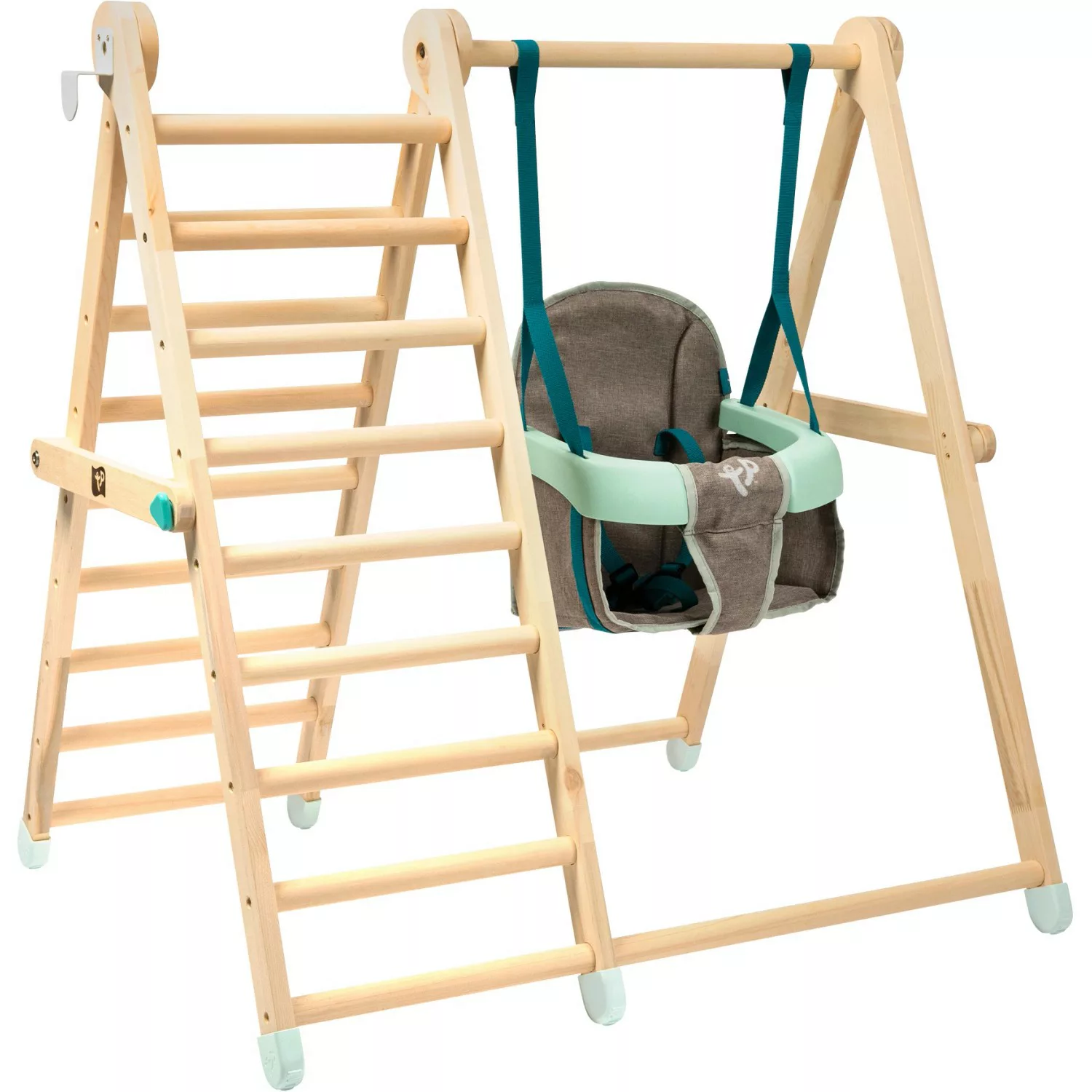 TP Toys Klettergerüst Active Tots Swing-Set natur B/H/T: ca. 84x101x101 cm günstig online kaufen