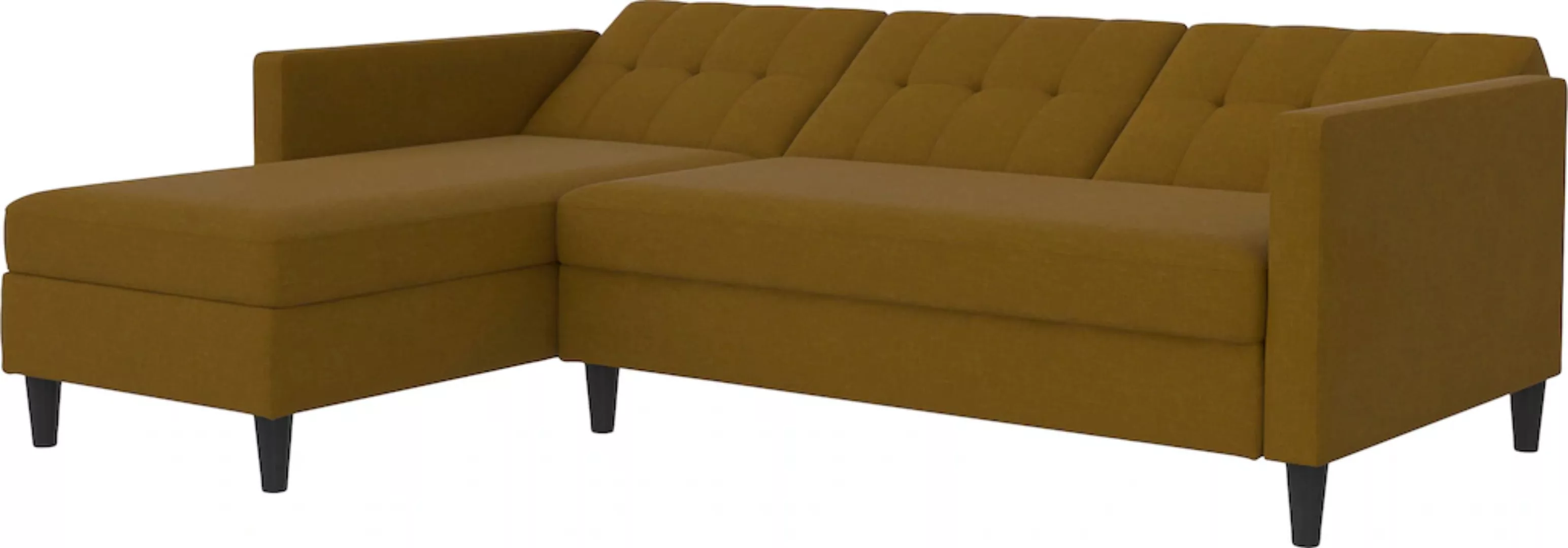 Dorel Home Ecksofa Hartford II, mit Bettfunktion und Stauraum, Recamiere be günstig online kaufen