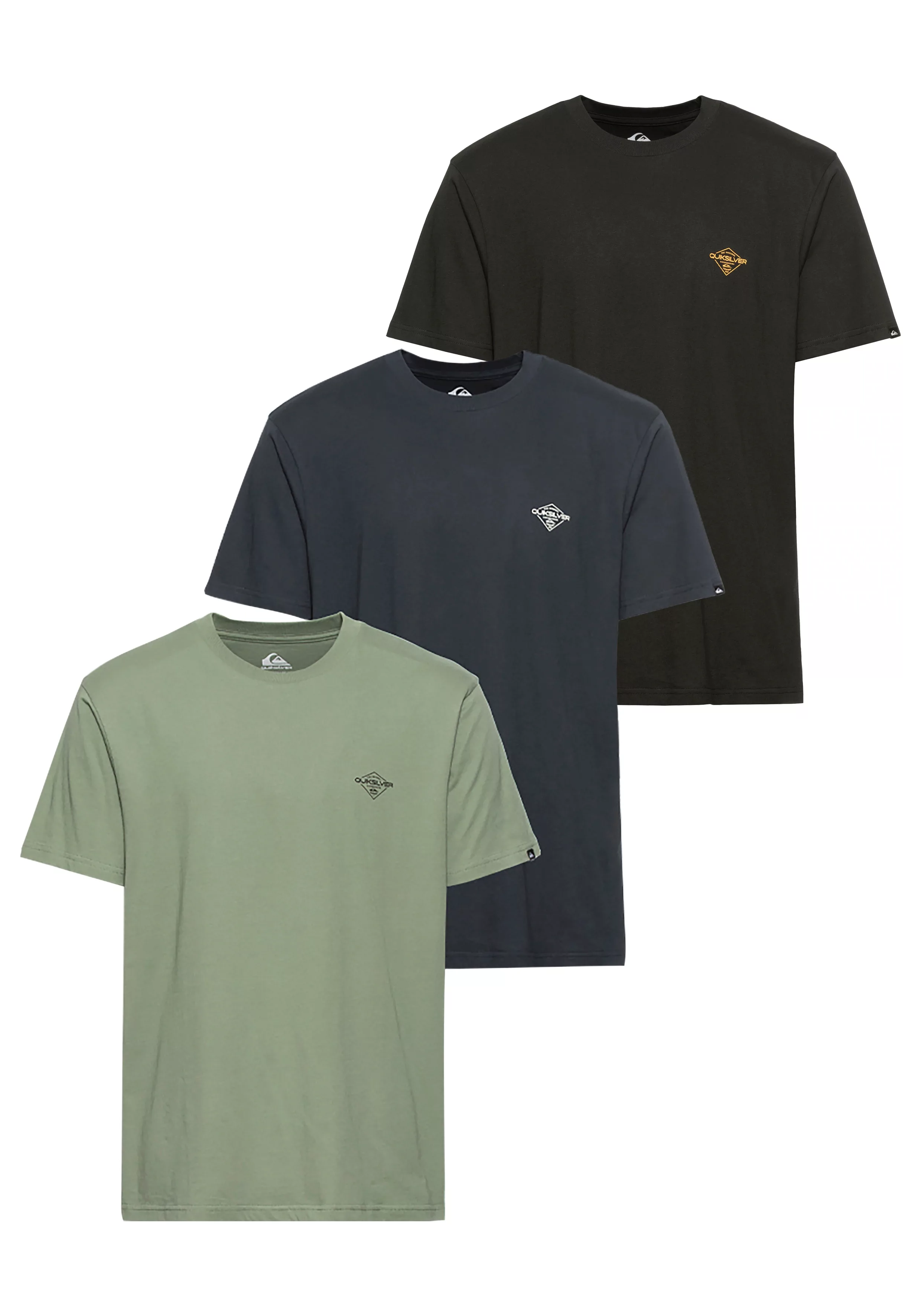 Quiksilver T-Shirt "DIAMONDS BEST SHORT SLEEVE TEE PACK3 YM" günstig online kaufen