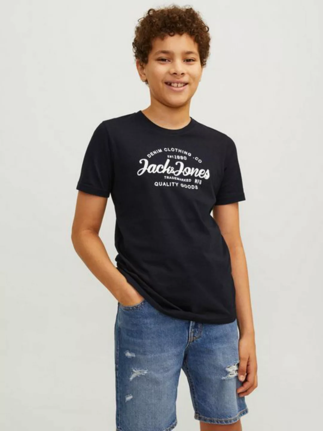 Jack & Jones Junior Kurzarmshirt JJFOREST TEE SS CREW NECK JNR günstig online kaufen