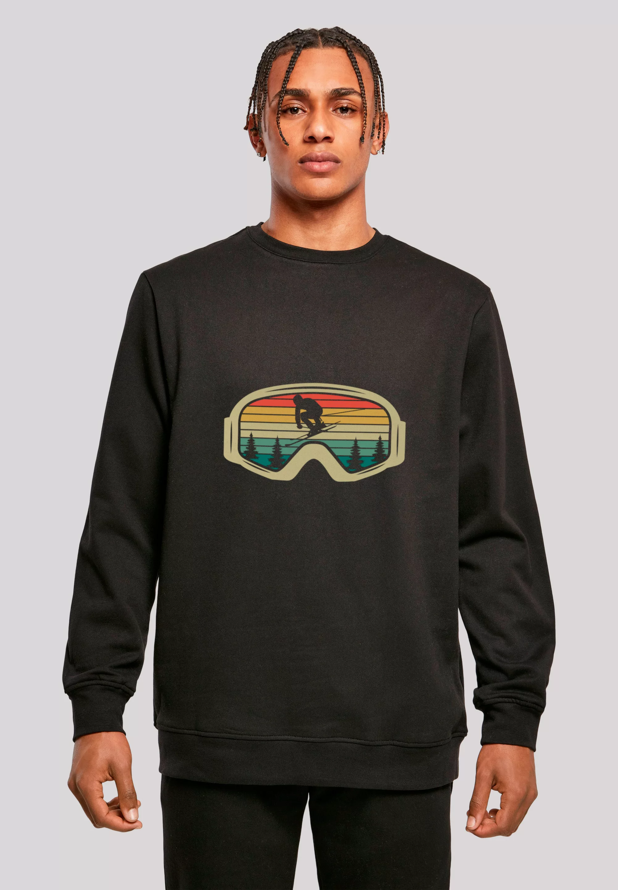 F4NT4STIC Sweatshirt "Retro Skibrille Wintersport", Premium Qualität günstig online kaufen