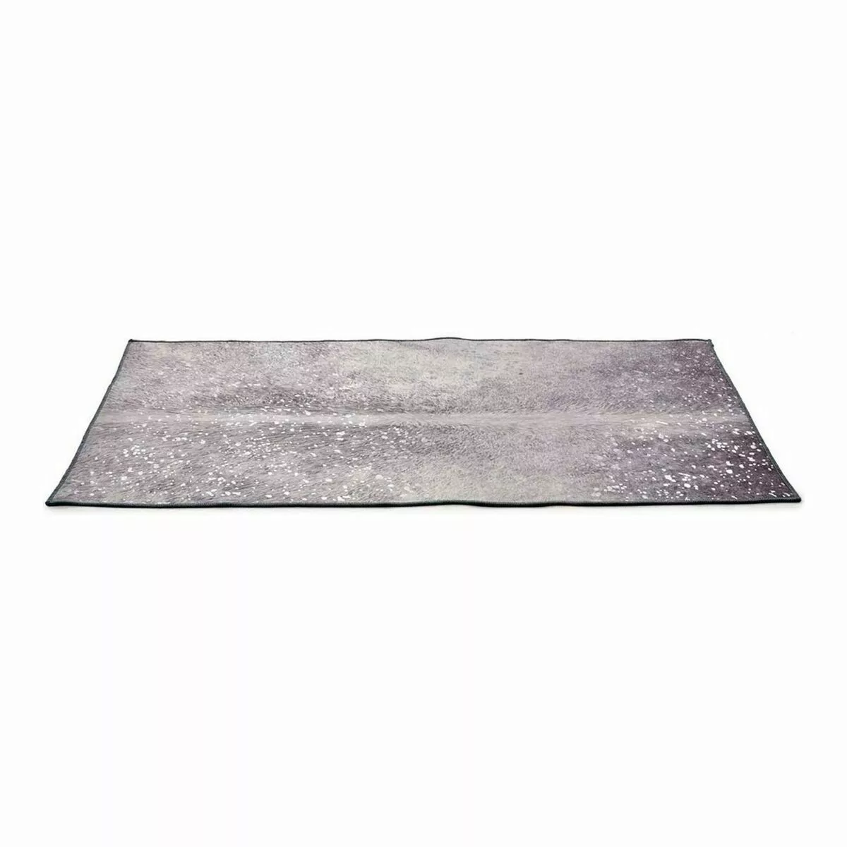 Teppich Grau Weiß Polyester (100 X 150 Cm) günstig online kaufen