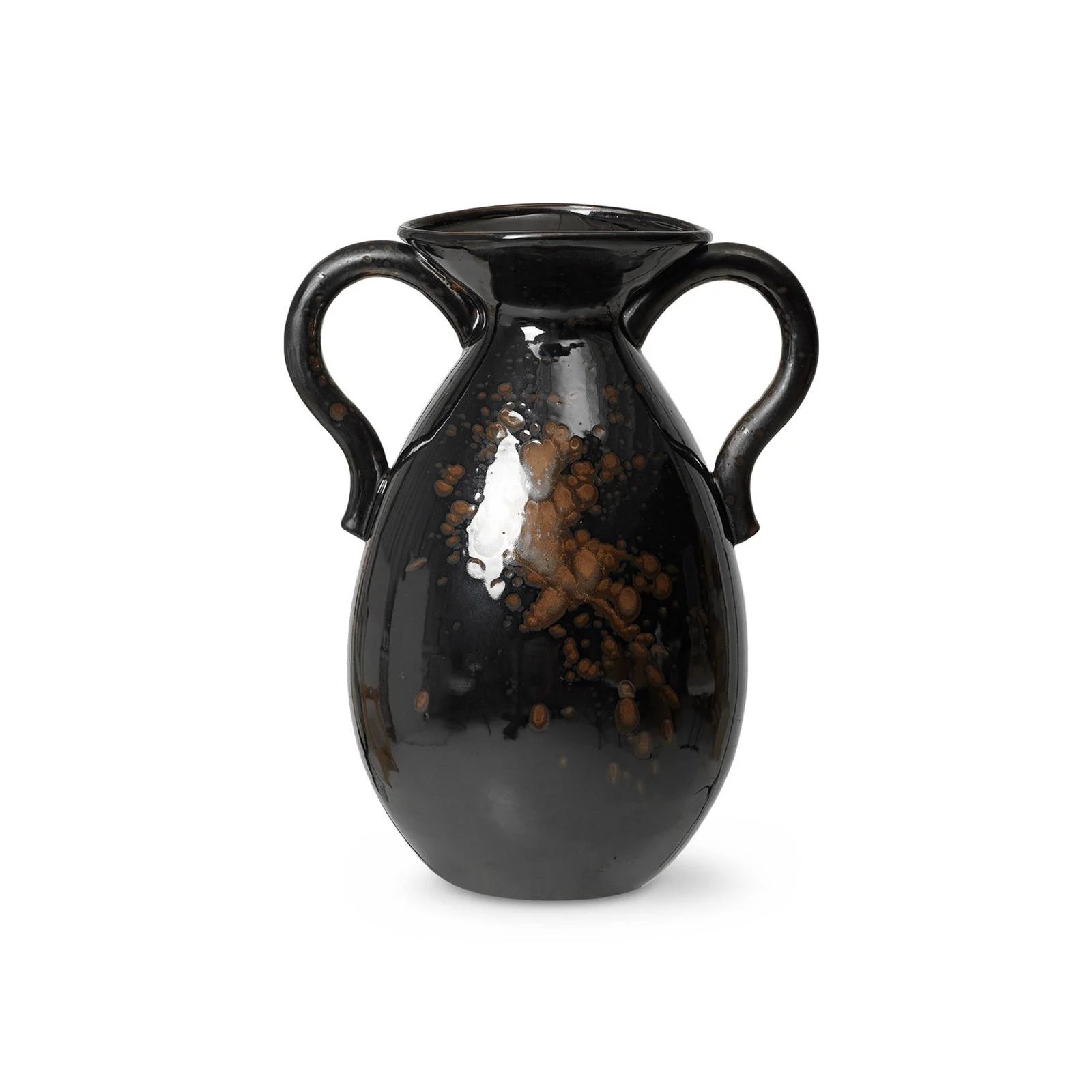 ferm LIVING Vase Verso Floor, schwarz, Höhe 49,4 cm, Keramik günstig online kaufen