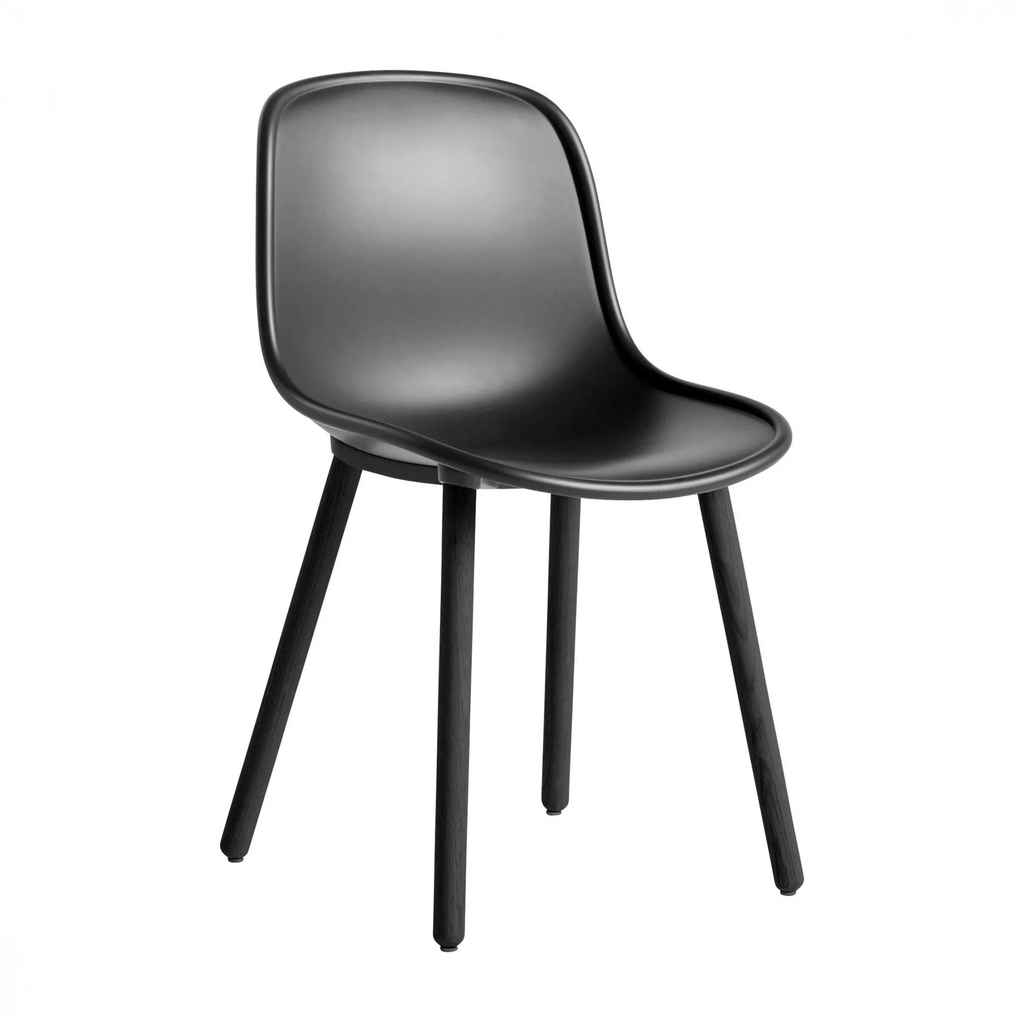 HAY - Neu 12 Stuhl Gestell Eiche Soft Schwarz gebeizt - soft schwarz/Polypr günstig online kaufen