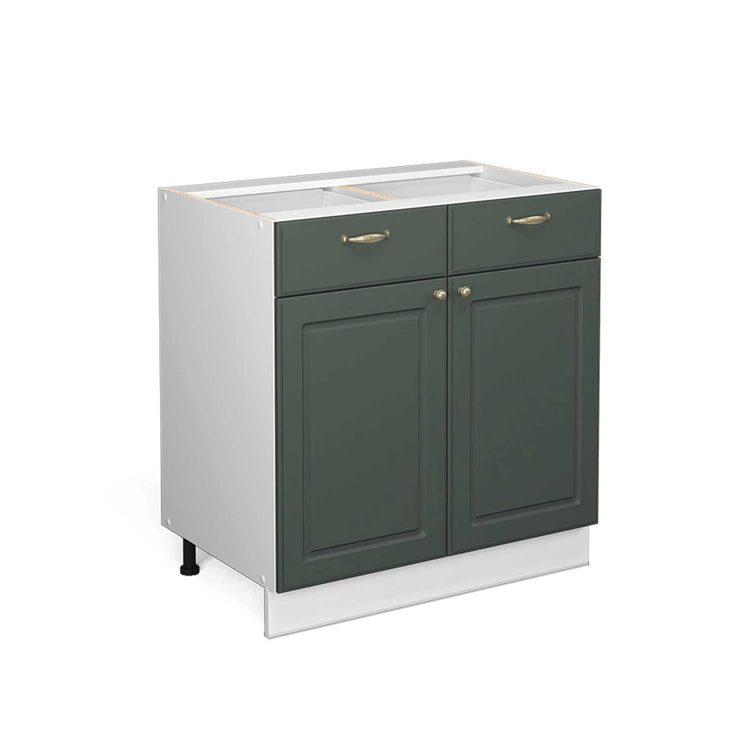 Vicco Unterschrank Fame-Line, Grün-Gold Landhaus/Weiß, 80 günstig online kaufen