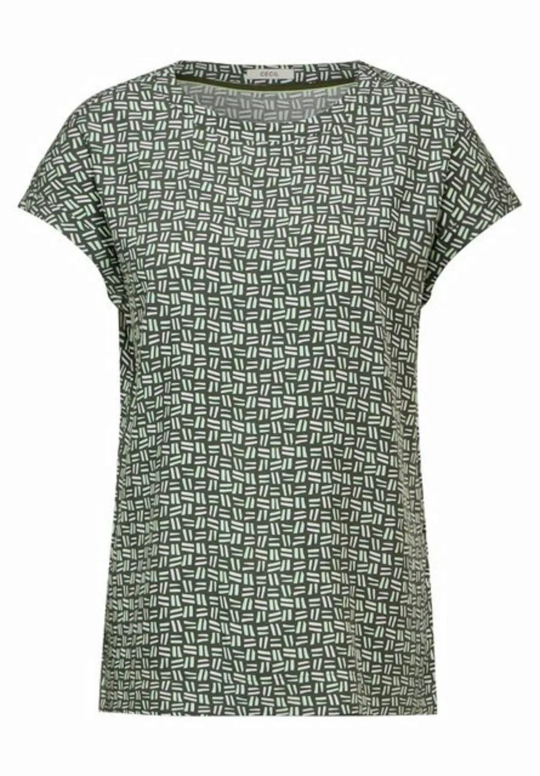 Cecil Kurzarmbluse Cecil / Da. Bluse / Minimal Print Blouse günstig online kaufen