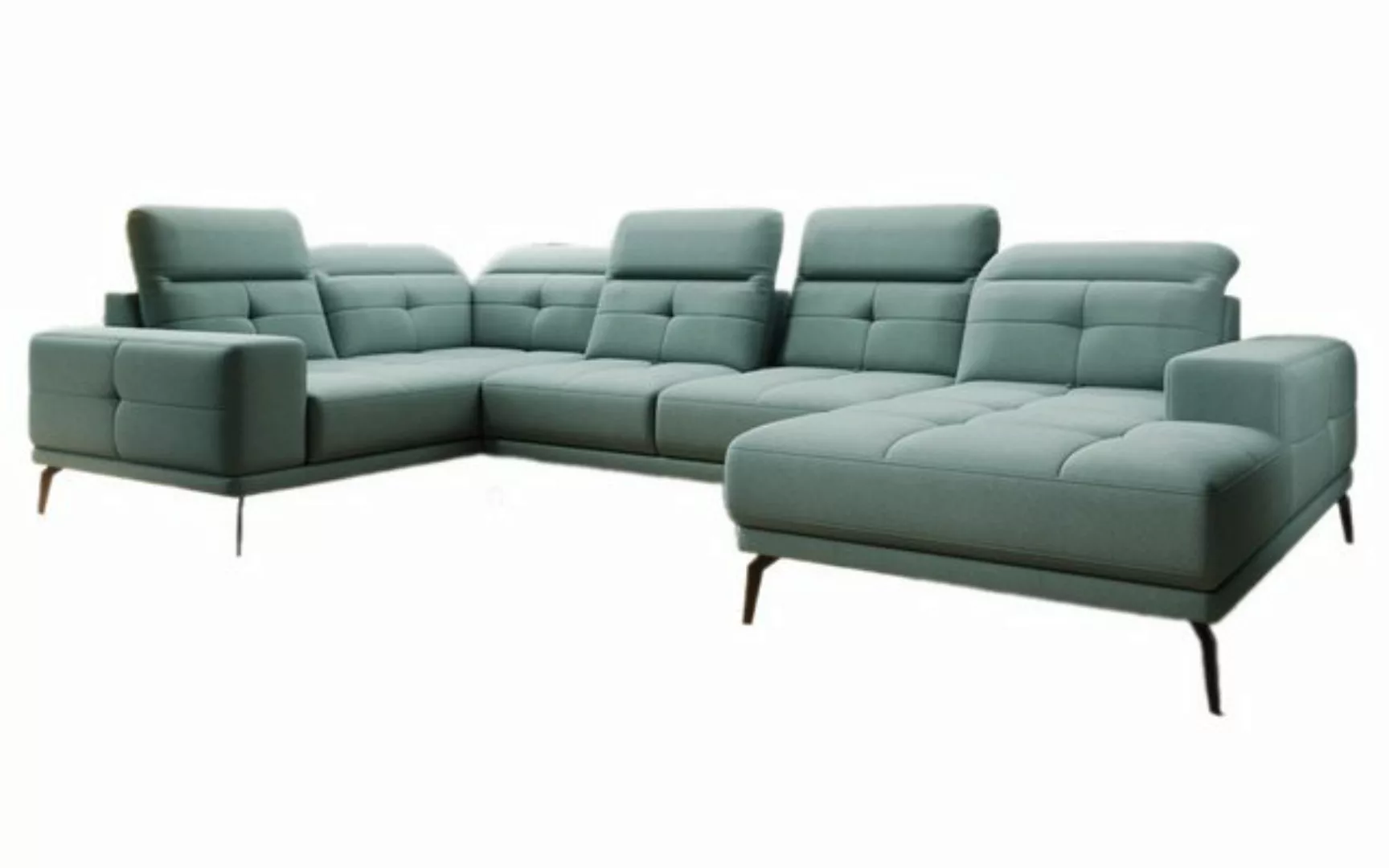 Luxusbetten24 Sofa Designer Sofa Nerio, mit verstellbarer Kopf- und Rückenl günstig online kaufen