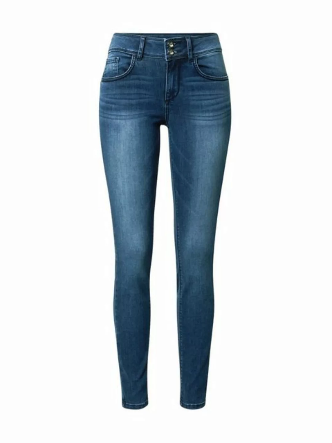 Tom Tailor Damen Jeans ALEXA - Skinny Fit - Blau - Dark Stone Wash Denim günstig online kaufen