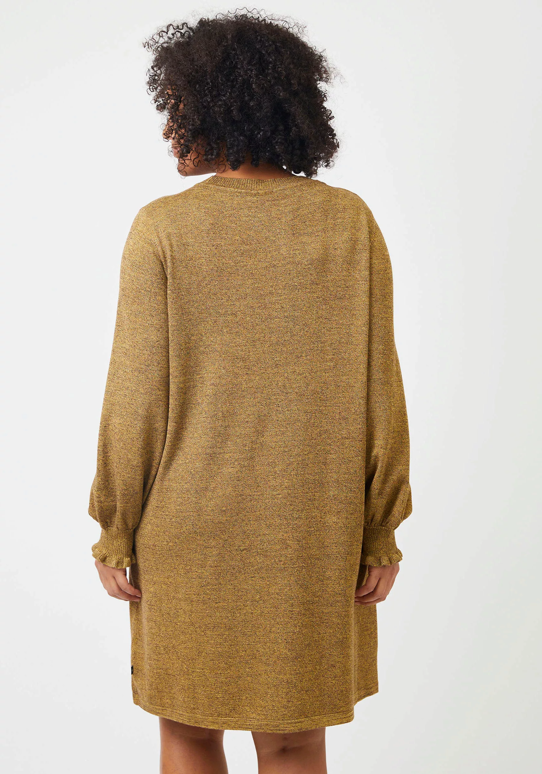 ADIA Sweatkleid AD Knit Dress mit Rüschen am Ärmelabschluss günstig online kaufen