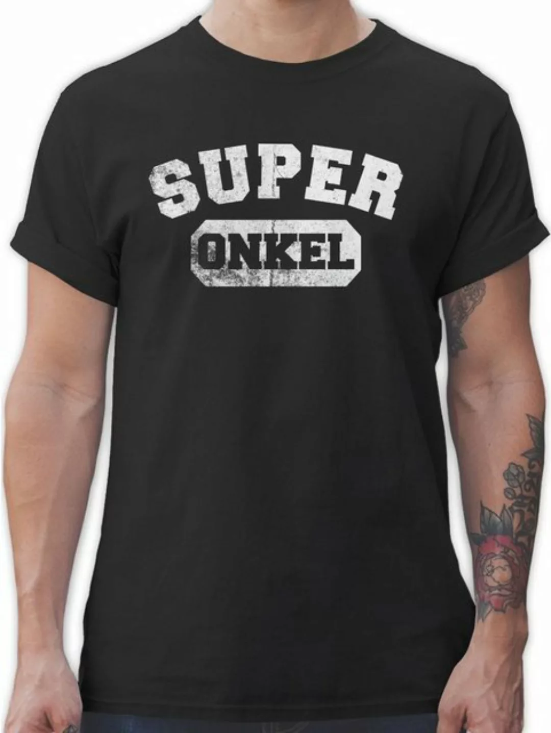 Shirtracer T-Shirt Super Onkel Vintage Onkel günstig online kaufen