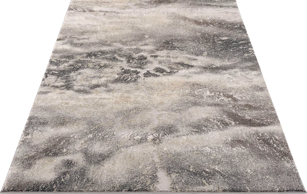 my home Teppich »Marmor«, rechteckig, Teppich in moderner Marmor Optik, Hoc günstig online kaufen