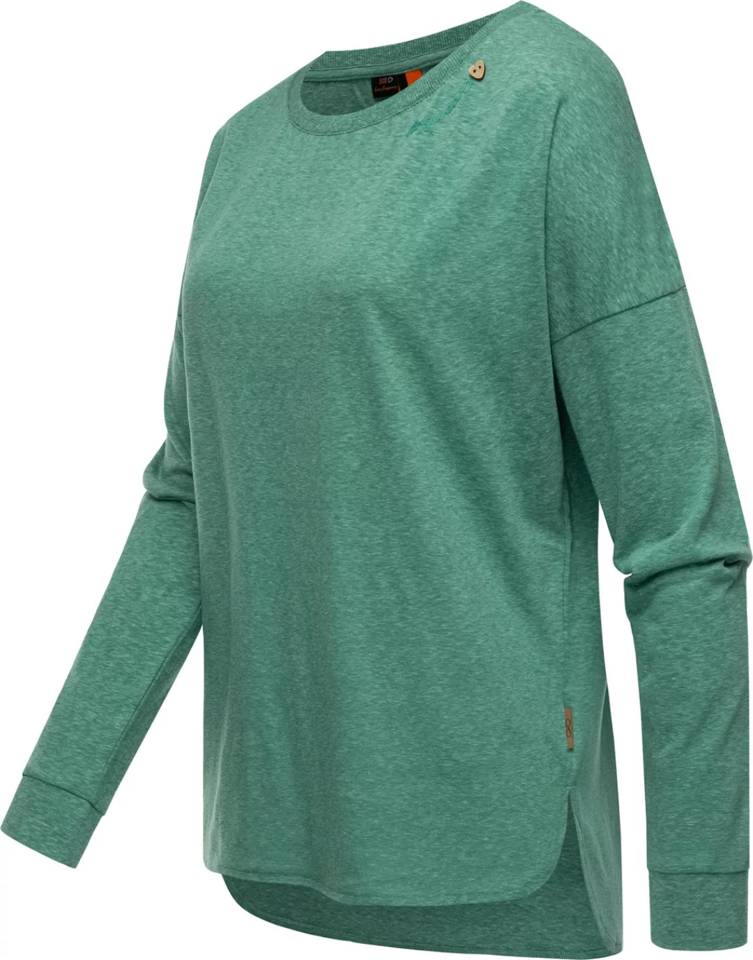 Ragwear Langarmshirt "Shimona Long", stylisches Damen Shirt in melierter Op günstig online kaufen