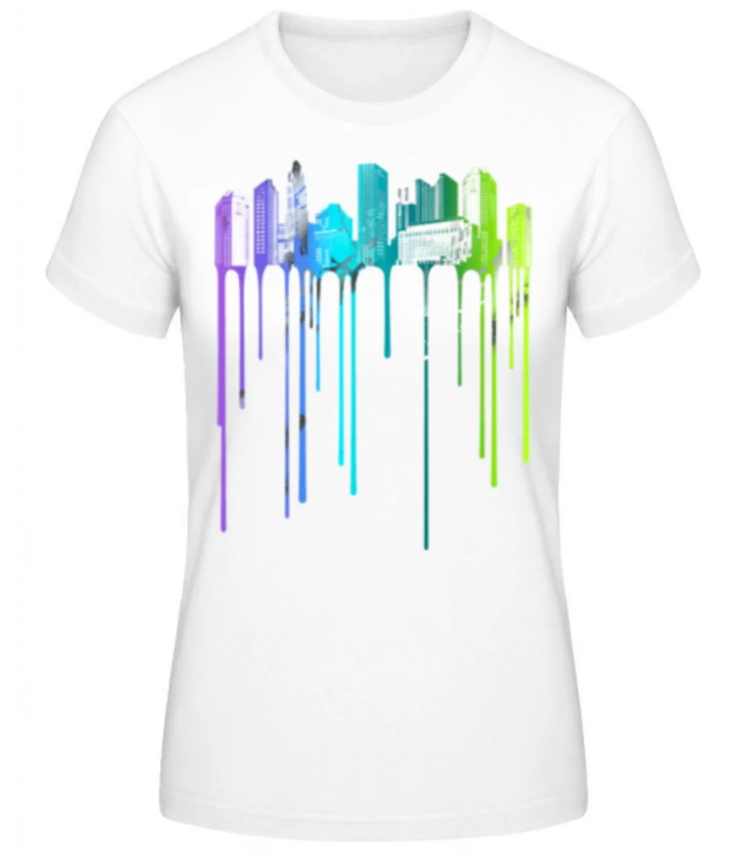 Graffiti Stadt · Frauen Basic T-Shirt günstig online kaufen