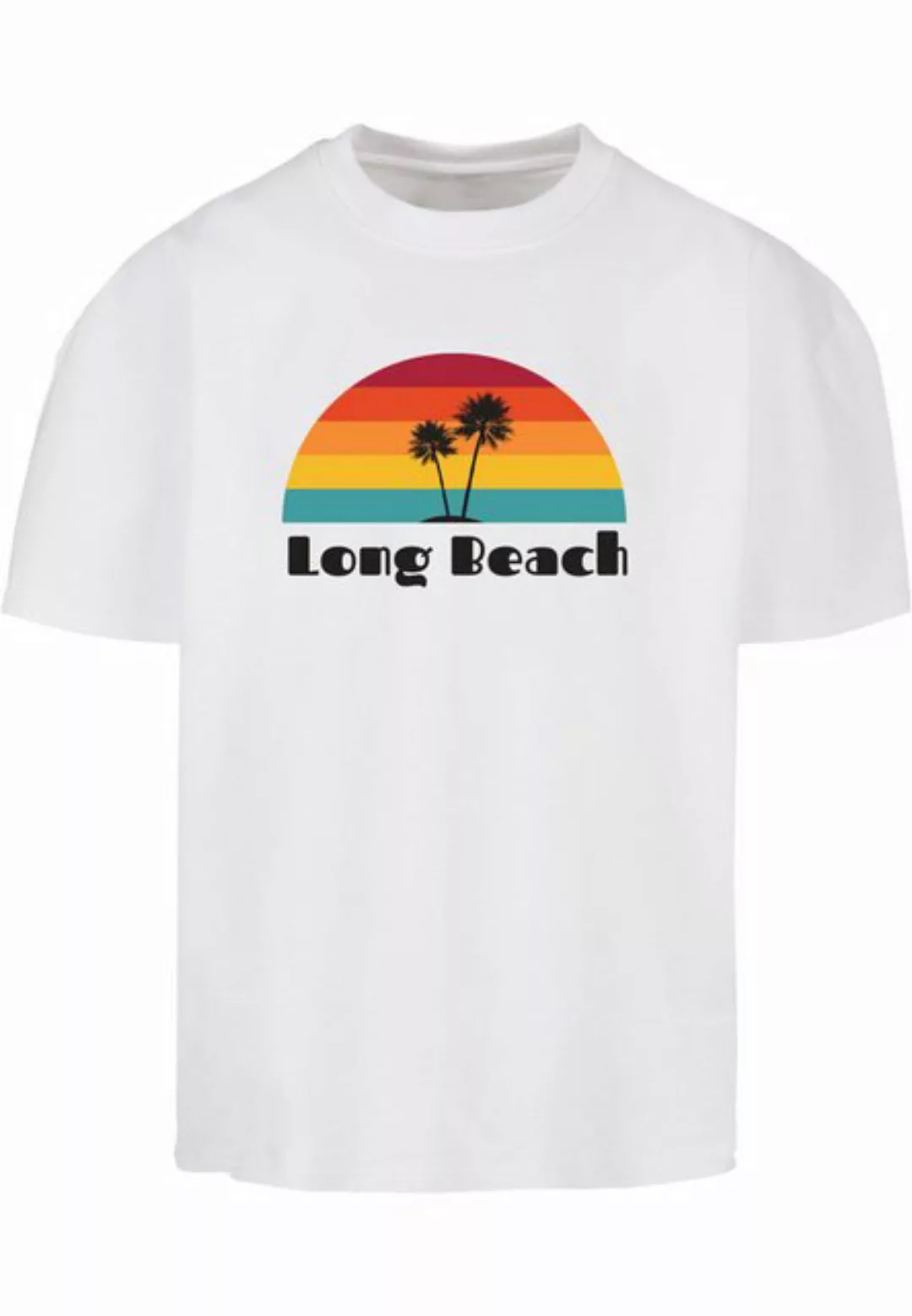 Merchcode T-Shirt Merchcode Herren Long Beach Ultra Heavy Cotton Box T-Shir günstig online kaufen