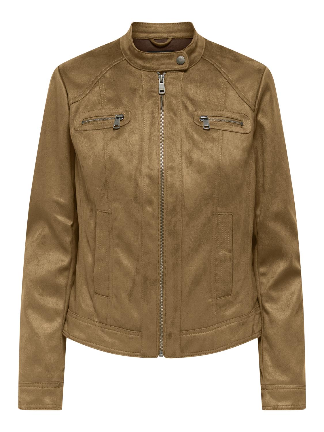 ONLY Lederimitatjacke "ONLBANDIT FAUX SUEDE JACKET OTW", ohne Kapuze günstig online kaufen