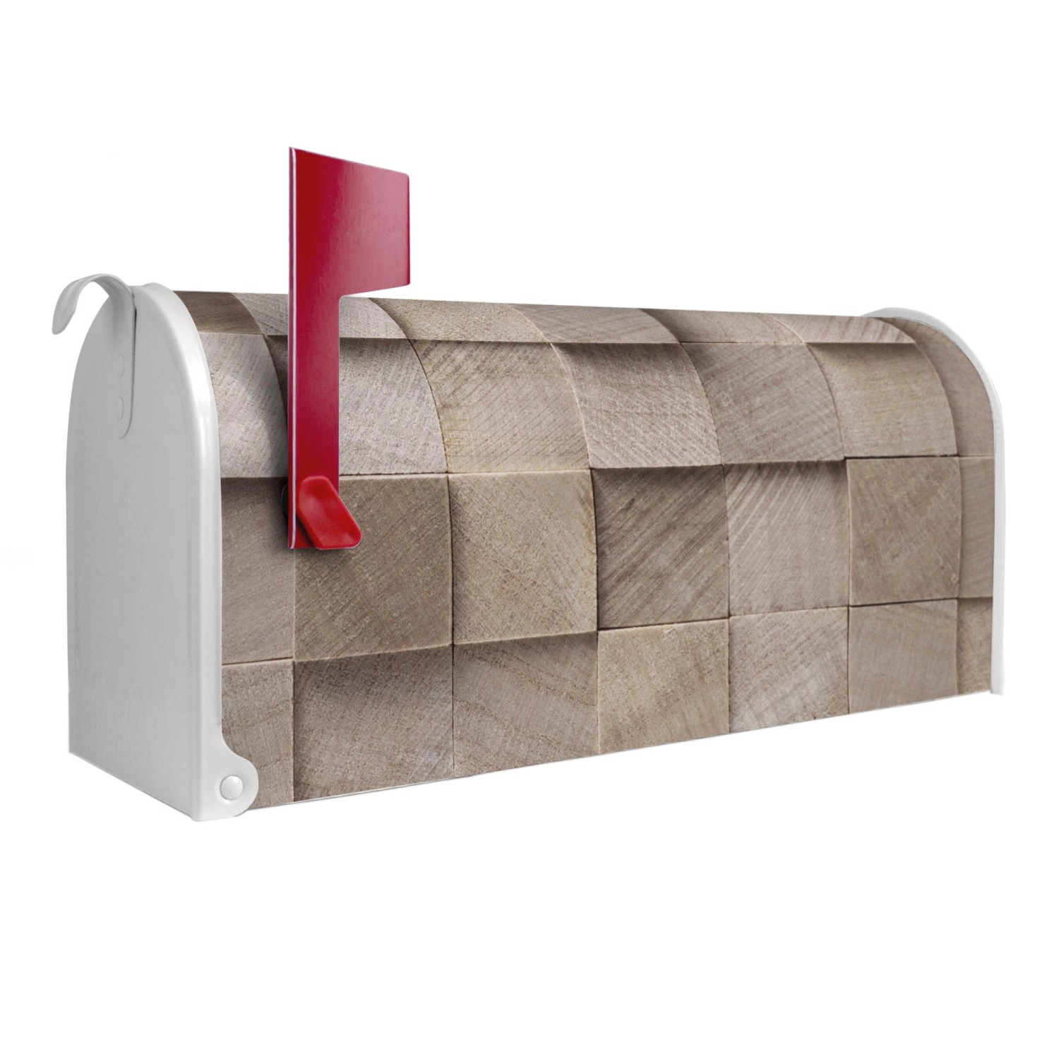 Banjado Amerikanischer Briefkasten Weiß 48x22x16cm US Mailbox Letterbox Pos günstig online kaufen