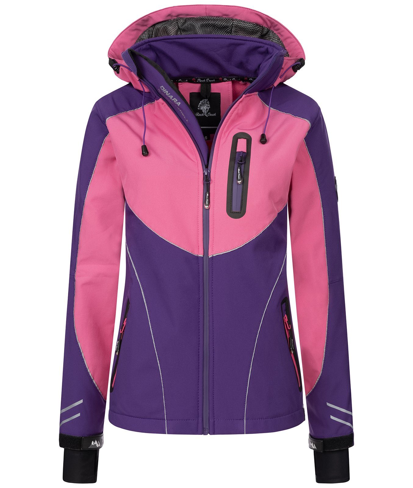 Rock Creek Softshelljacke Damen Softshelljacke Wanderjacke günstig online kaufen