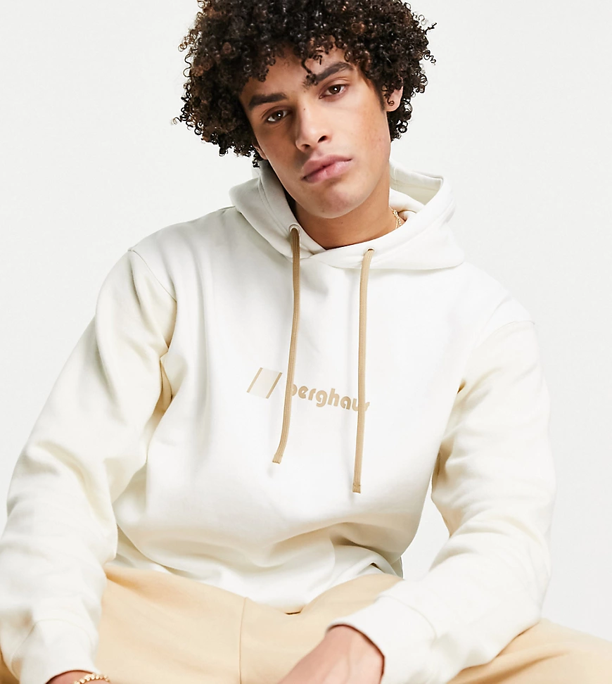 Berghaus – Oversize-Kapuzenpullover in Beige, exklusiv bei ASOS-Braun günstig online kaufen