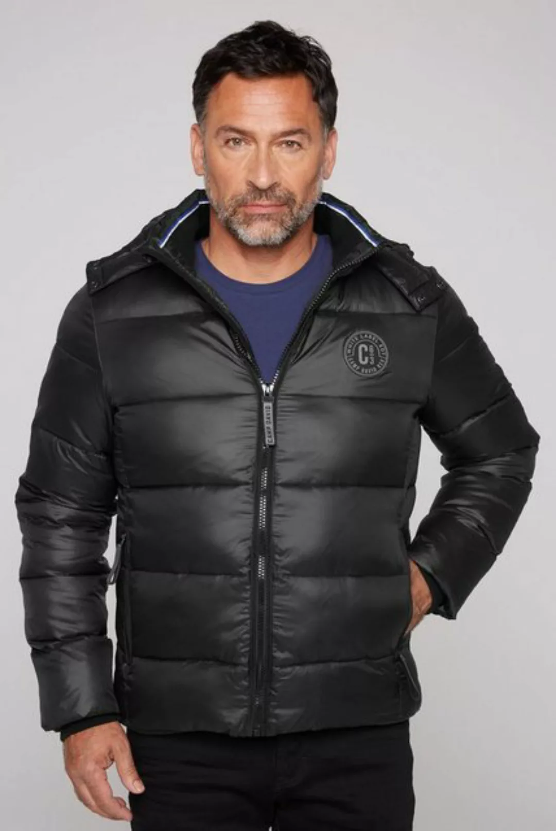 CAMP DAVID Winterjacke mit verstellbarem Gummizug im Saum günstig online kaufen