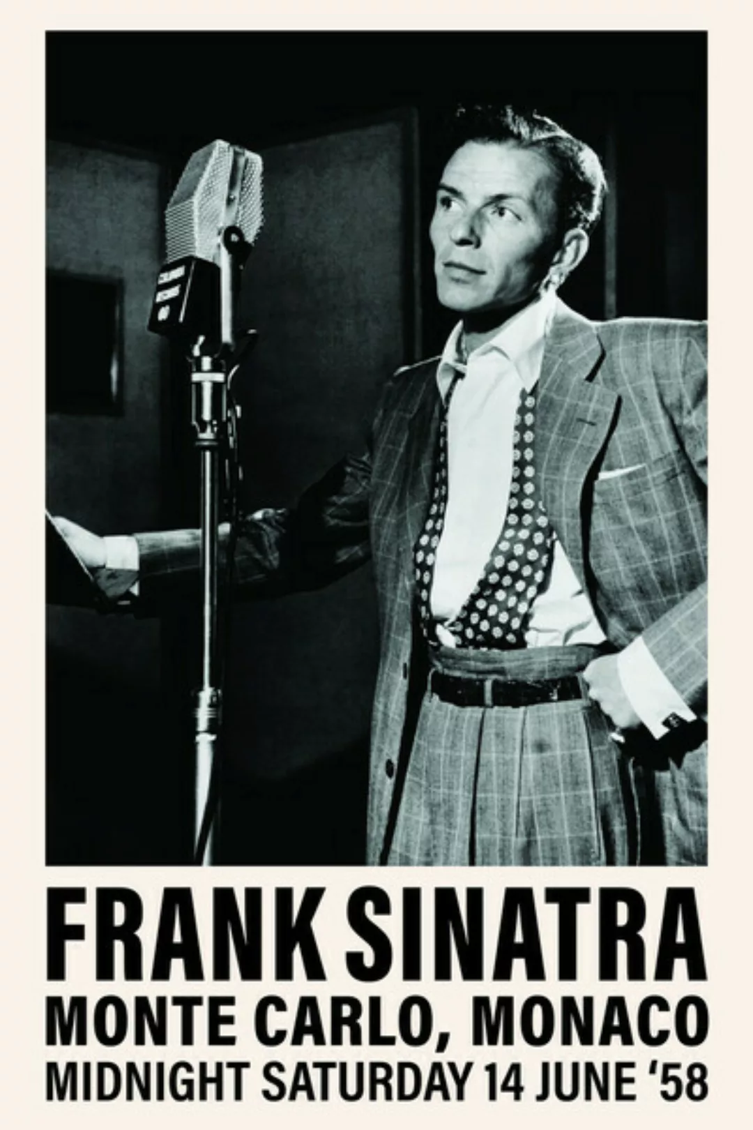 Poster / Leinwandbild - Frank Sinatra In Monte Carlo günstig online kaufen