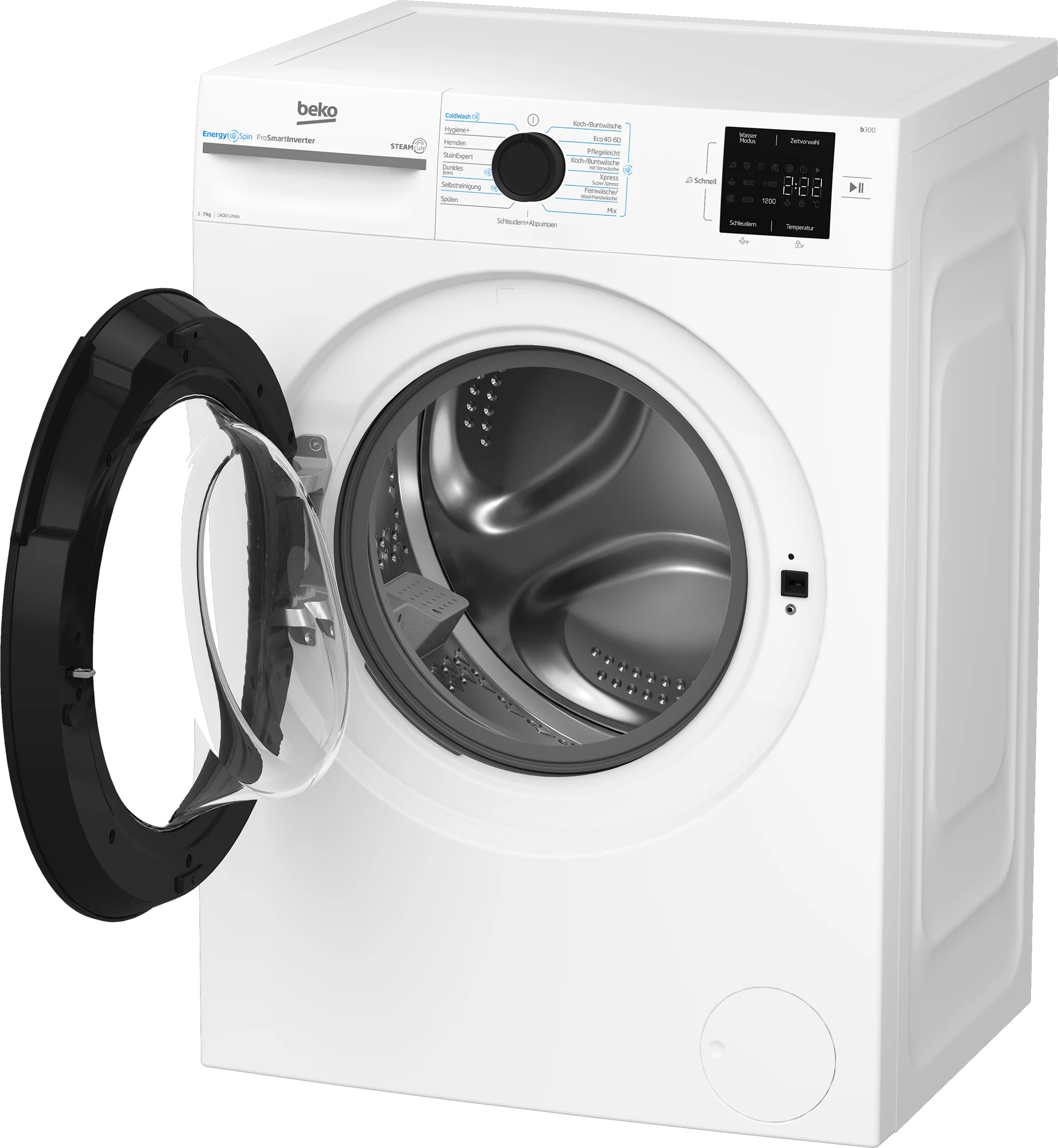 BEKO Waschmaschine »BM3WFU3741X«, 7 kg, 1400 U/min, Waschen mit EnergySpin: günstig online kaufen