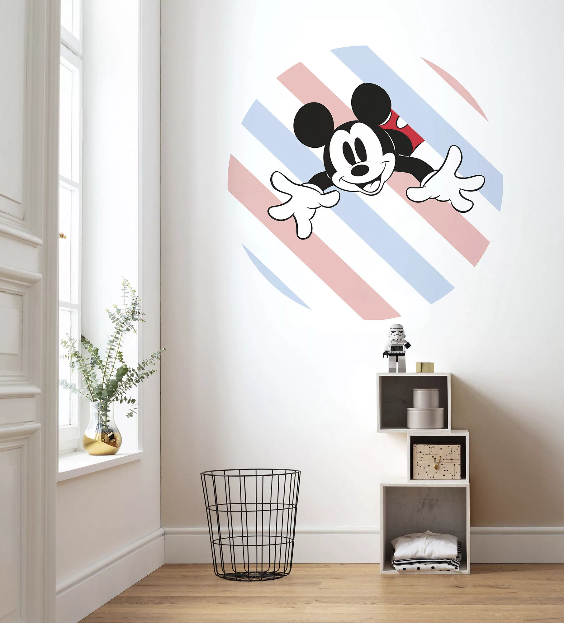 Komar Wandtattoo "Mickey Hang in There", (1 St.), 125x125 cm (Breite x Höhe günstig online kaufen