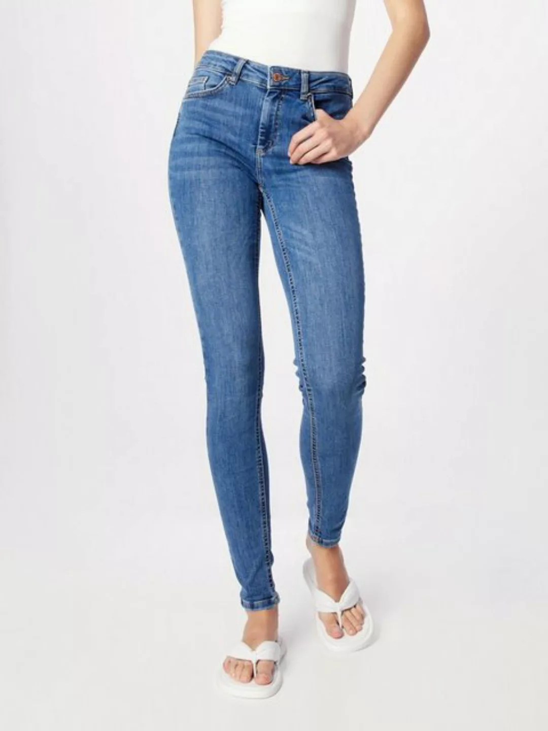 pieces Skinny-fit-Jeans PCDELLY SKN MW MB184 NOOS BC günstig online kaufen