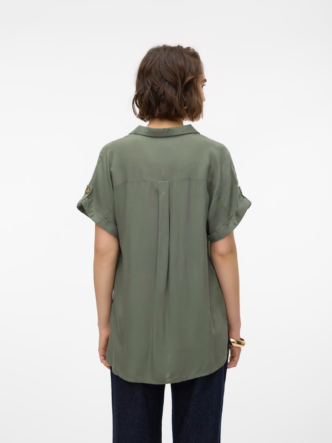 Vero Moda Hemdbluse VMBUMPY S/S SHIRT günstig online kaufen