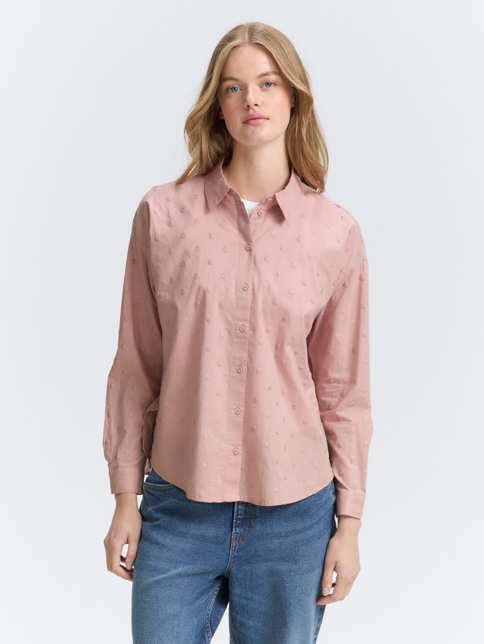 TOM TAILOR Denim Langarmbluse Hemdbluse mit günstig online kaufen