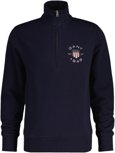 Gant Sweatshirt PRINT HALF ZIP günstig online kaufen