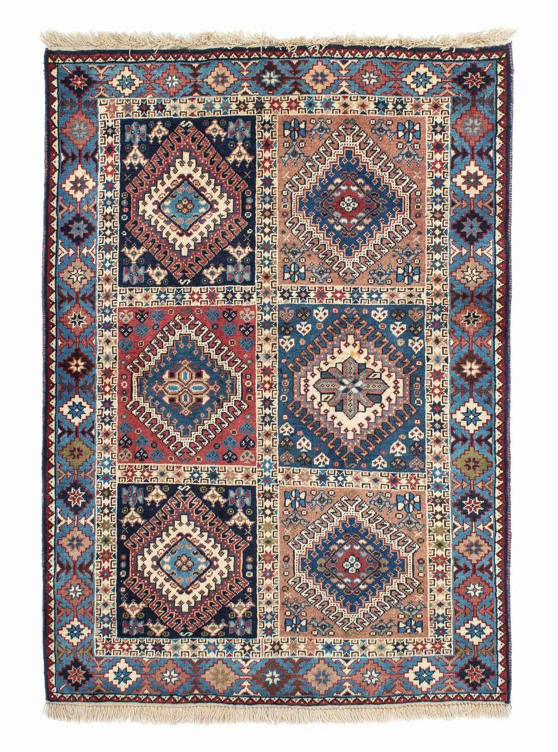 morgenland Wollteppich »Yalameh Medaillon Rosso 143 x 102 cm«, rechteckig günstig online kaufen