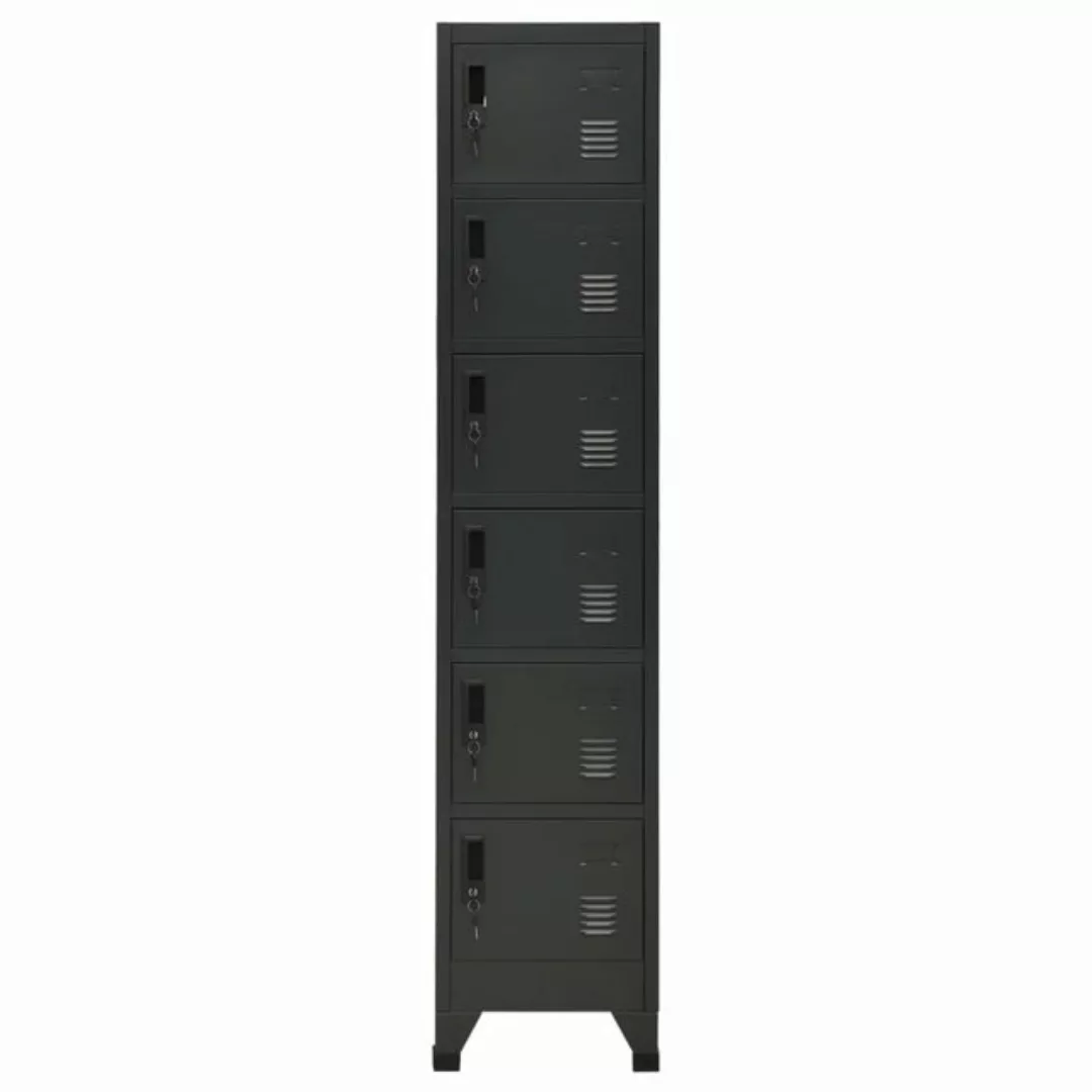 vidaXL Mehrzweckschrank Schließfachschrank Anthrazit 38x40x180 cm Stahl günstig online kaufen