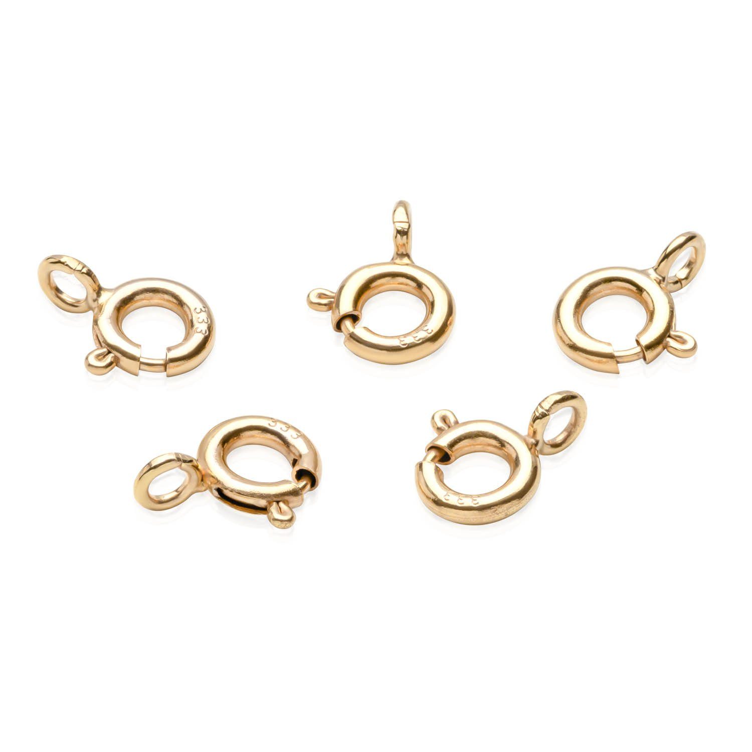 NKlaus Schmuckset 5 x Federring Verschluss günstig online kaufen