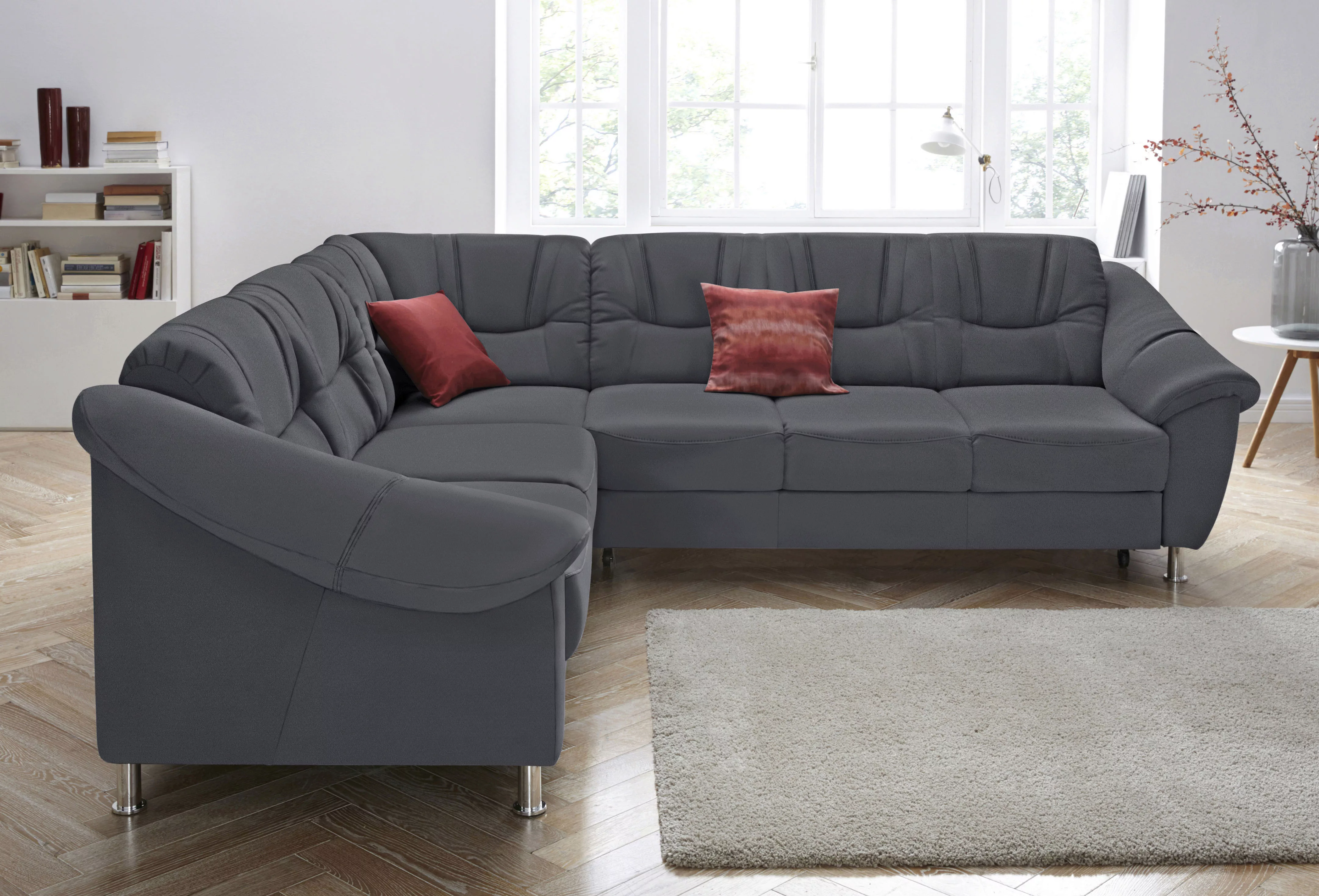 sit&more Ecksofa "Salsa L-Form", mit Federkern, wahlweise mit Bettfunktion günstig online kaufen