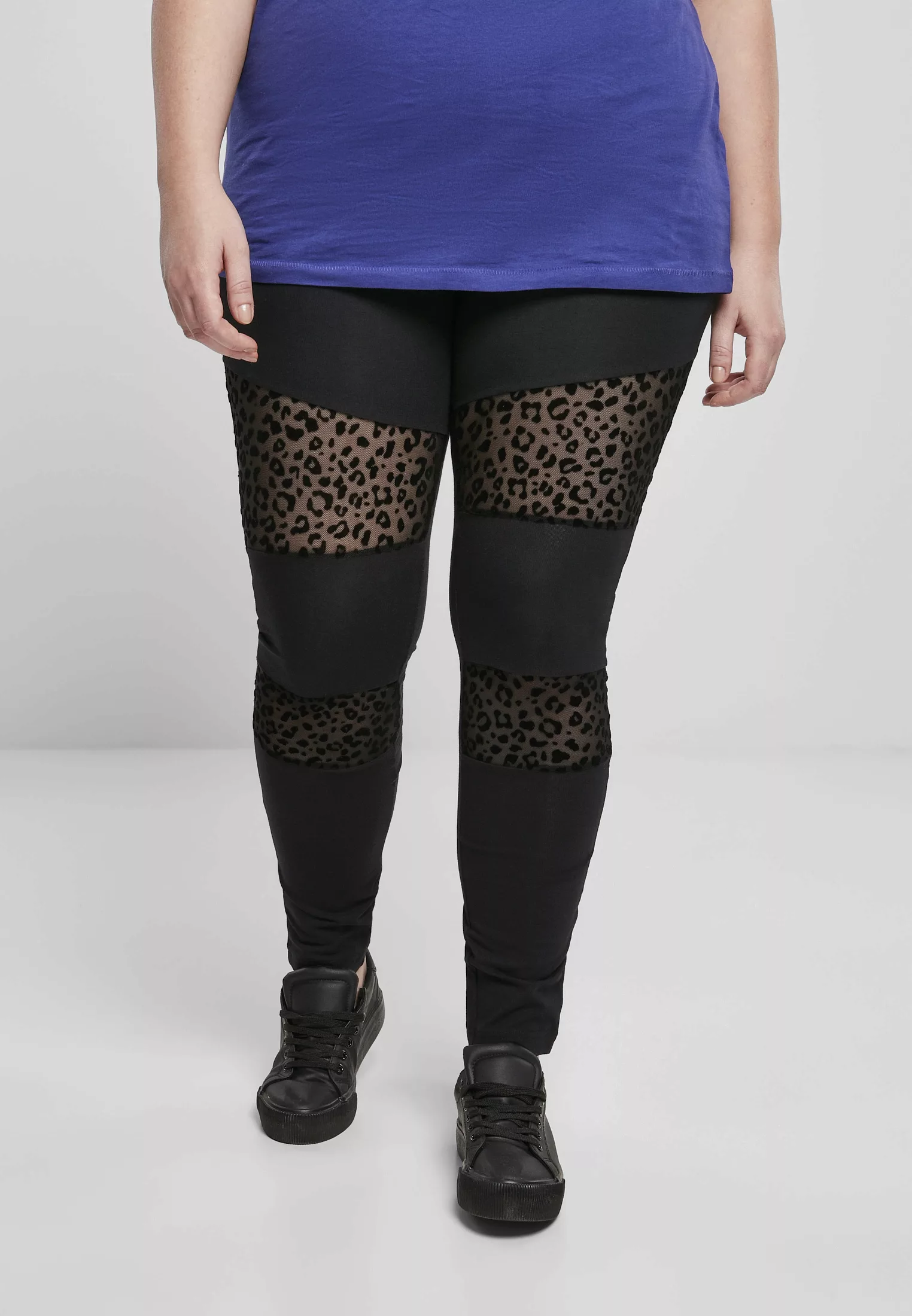 URBAN CLASSICS Leggings "Urban Classics Damen Ladies Flock Lace Inset Leggi günstig online kaufen