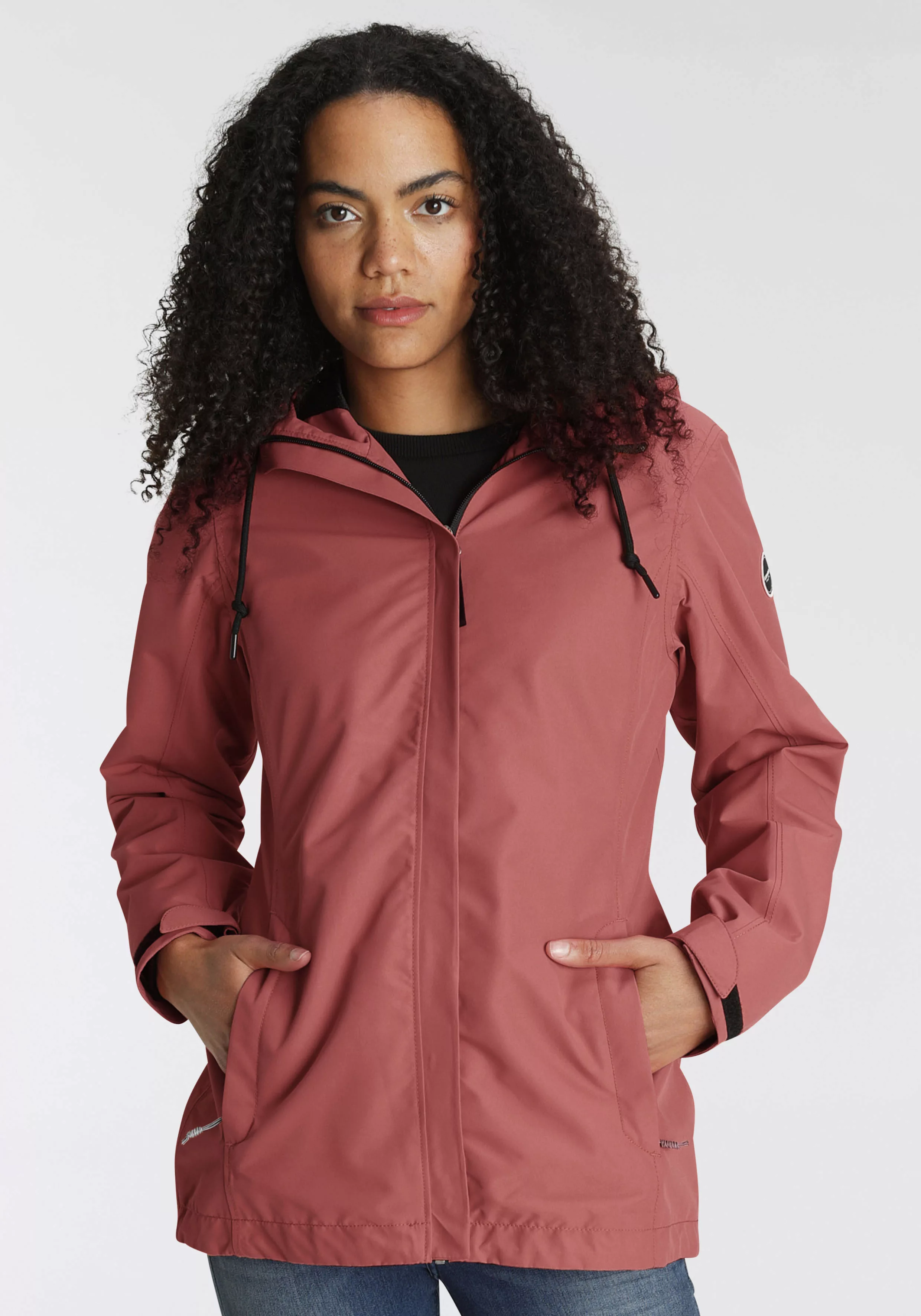 Icepeak Funktionsjacke "D FUNKTIONSJACKE ADENAU", (1 St.), mit Kapuze, Wass günstig online kaufen