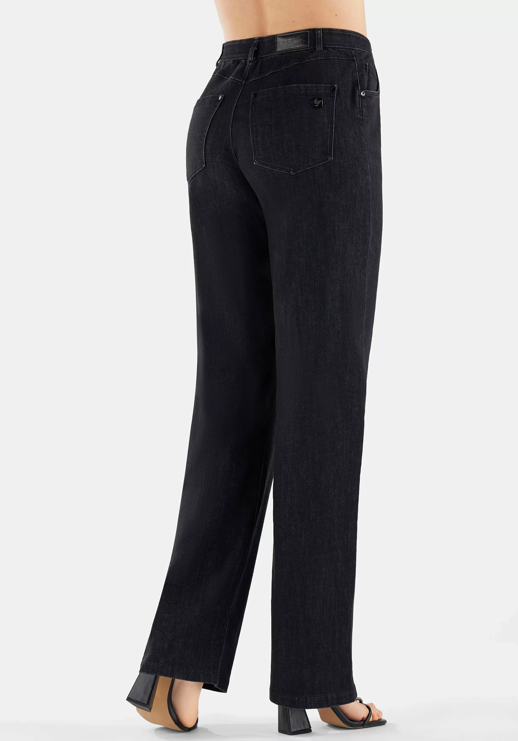 Freddy Weite Jeans "BLACK" günstig online kaufen