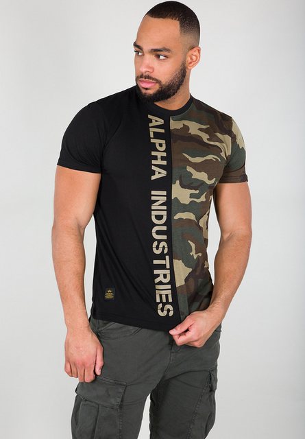 Alpha Industries T-Shirt ALPHA INDUSTRIES Men - T-Shirts Camo Half T günstig online kaufen