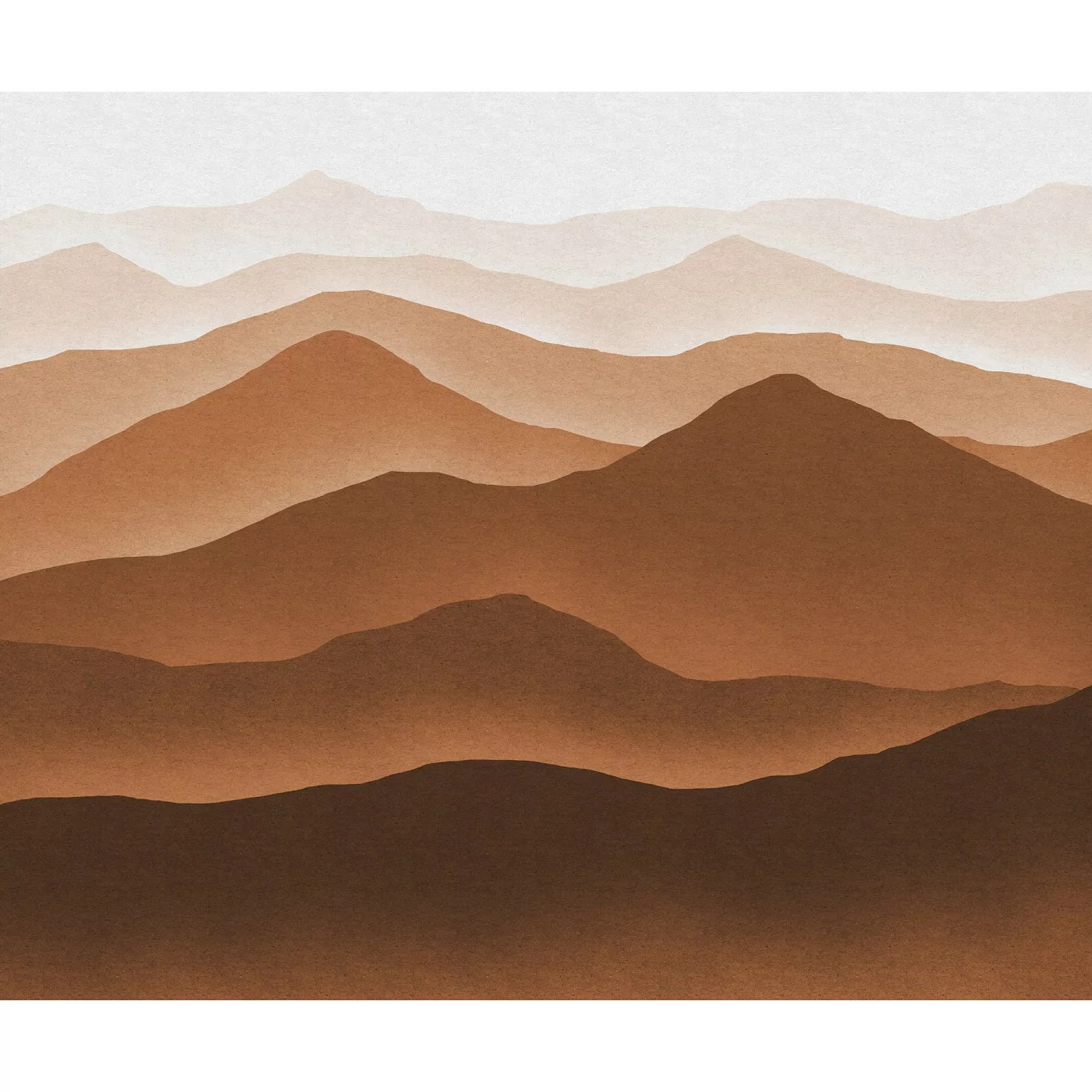 Komar Vliestapete »Macchiato Mountains«, 300x250 cm (Breite x Höhe) günstig online kaufen