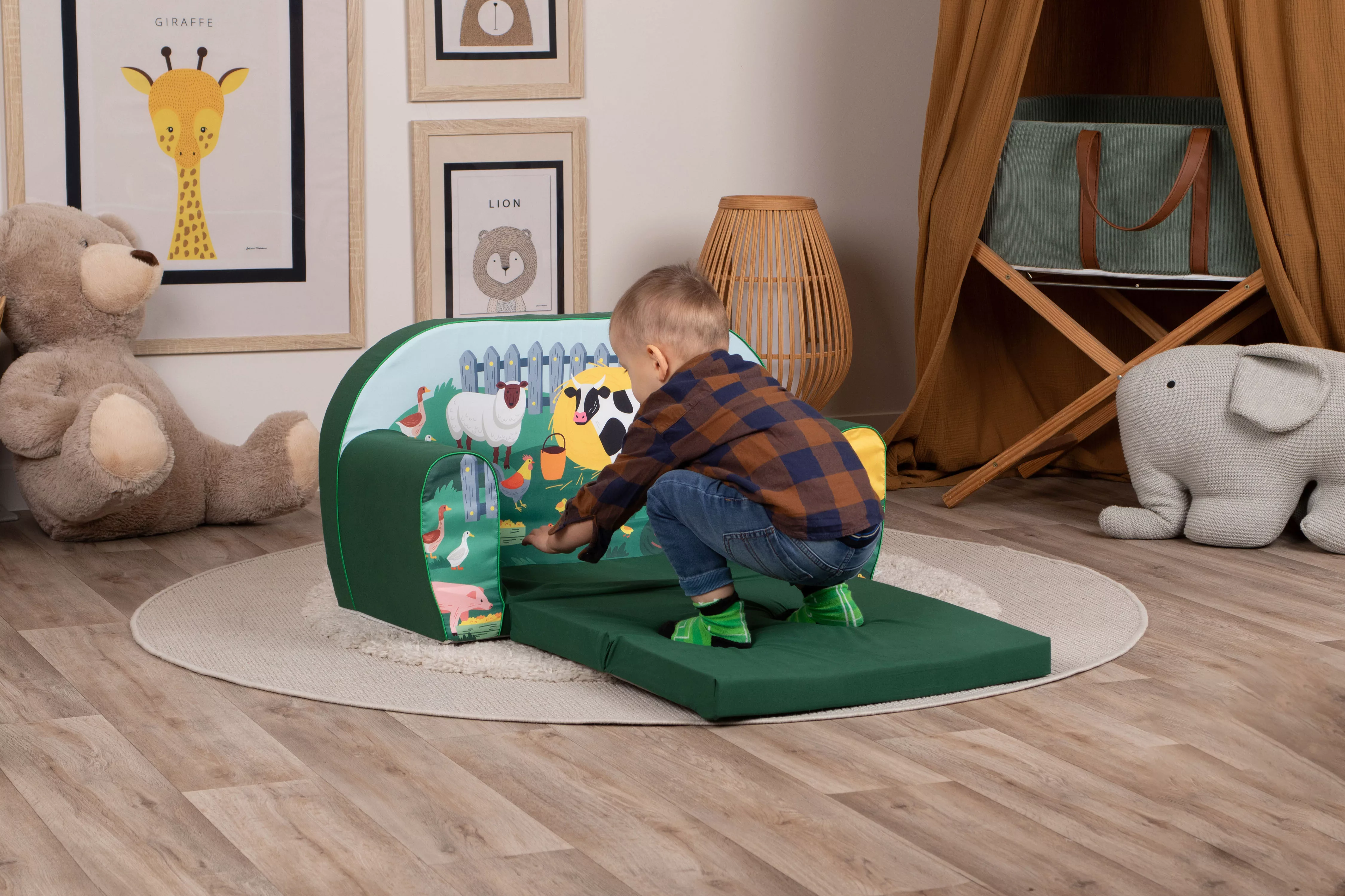 Knorrtoys® Sofa »Bauernhof«, für Kinder; Made in Europe günstig online kaufen