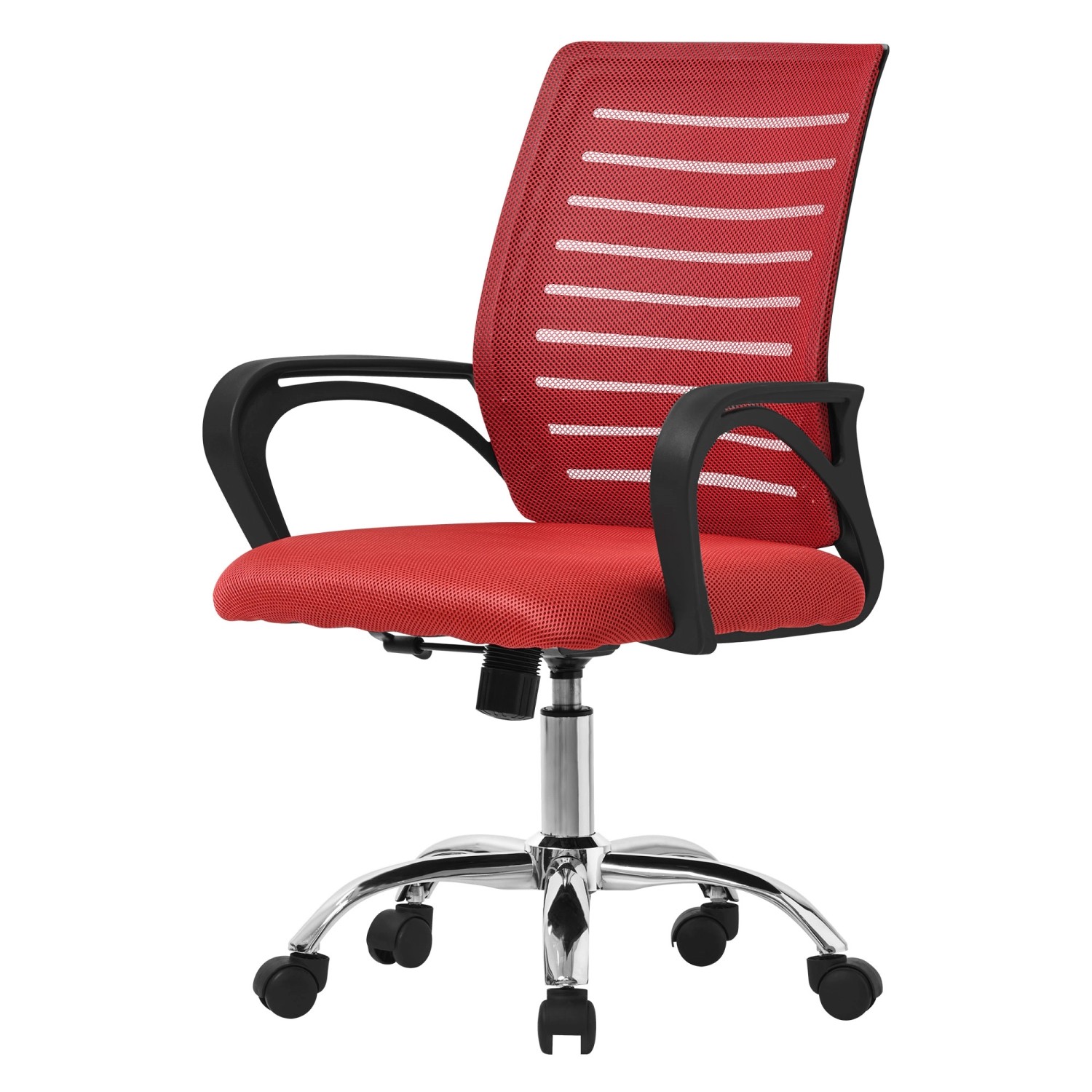 ML-Design Bürostuhl Ergonomisch Rot Höhenverstellbarer Drehstuhl günstig online kaufen
